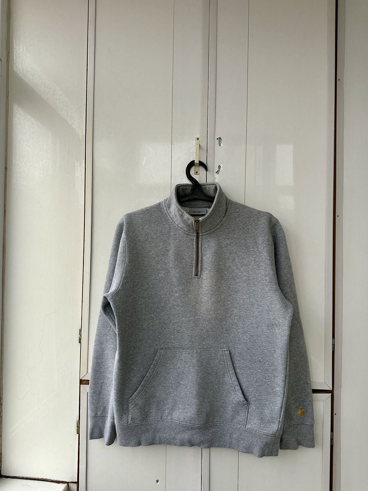 Carhartt Vintage 1/3 Carhartt Sweatshirt Metal Zip Hand Logo Size US M / EU 48-50 / 2 - 2 Thumbnail