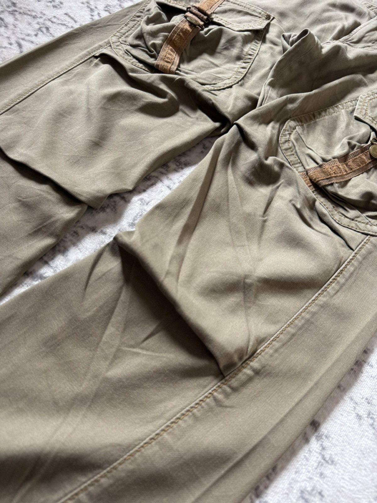 Edwin Edwin XV Bush Pocket Spiral Leg Linen Cargo Pants Size US 32 / EU 48 - 6 Thumbnail