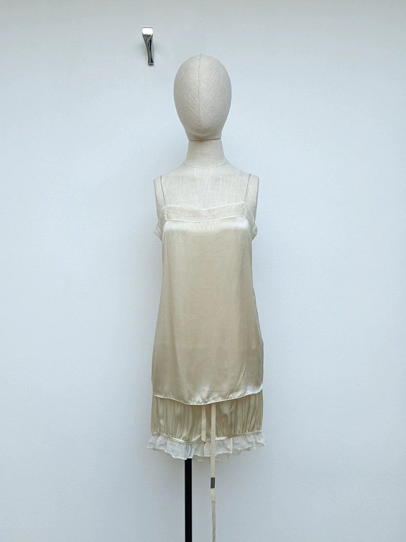 Ann Demeulemeester Ann Demeulemeester Silk Top & Shorts Set-yf Size US M / EU 48-50 / 2 - 1 Thumbnail