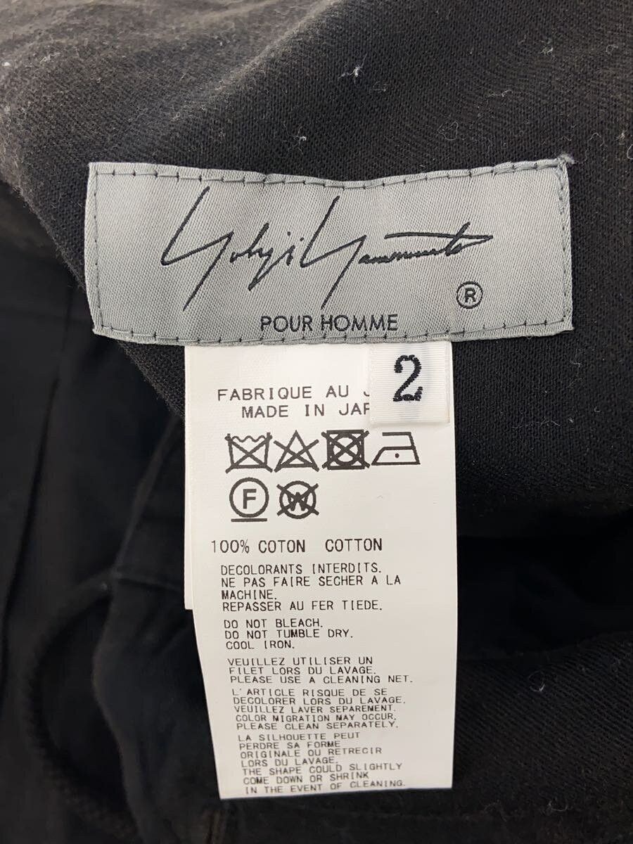 Yohji Yamamoto yohji yamamoto POUR HOMME 2/Cotton/BLK Bottoms Size US 33 - 4 Thumbnail