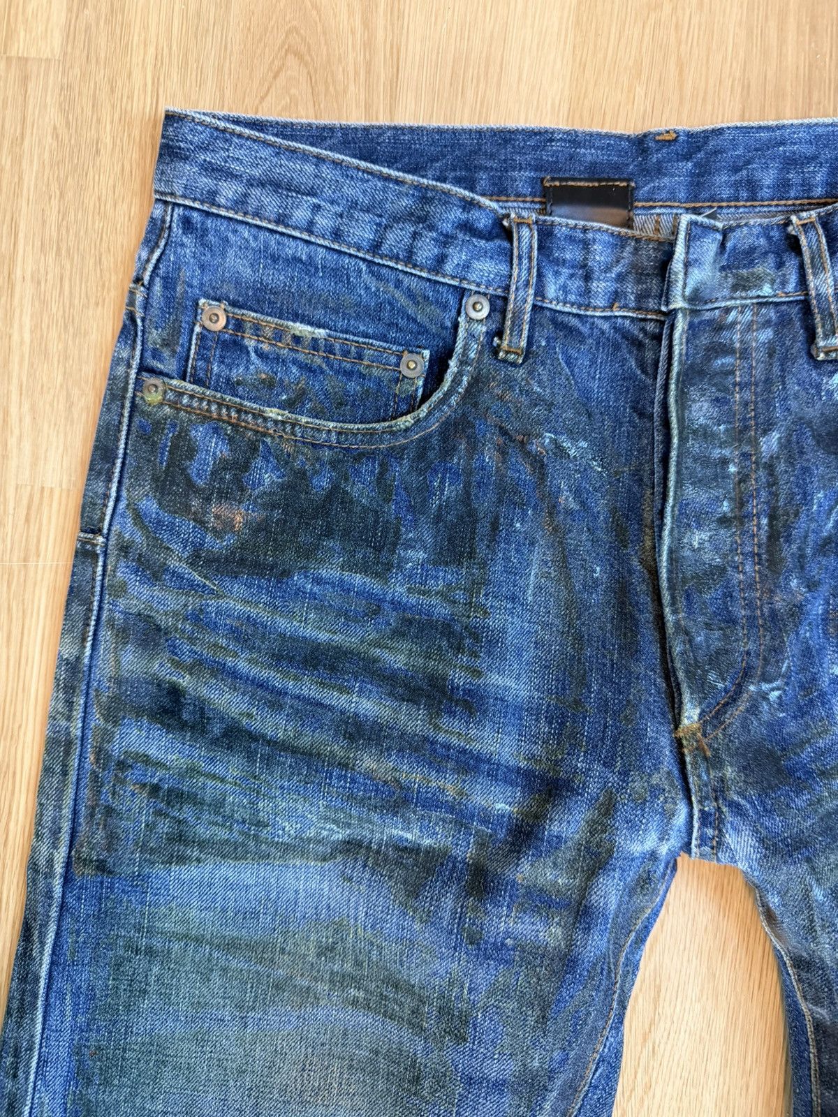 Dior Dior Homme Luster Waxed Clawmark Hedi Slimane Size US 29 - 2 Thumbnail