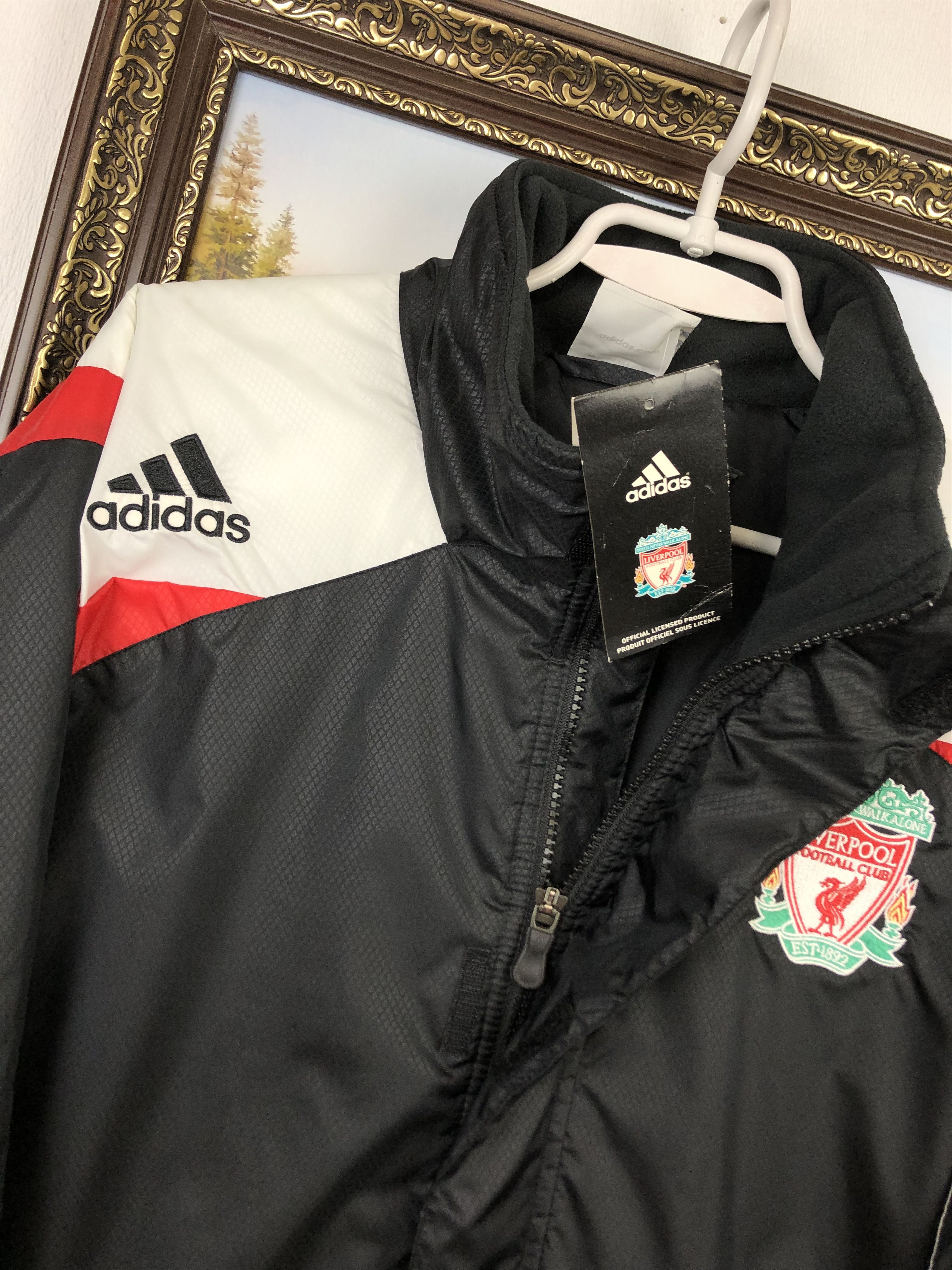 Adidas Vintage Adidas Liverpool Football Jacket Soccer Bomber New Size US L / EU 52-54 / 3 - 3 Thumbnail