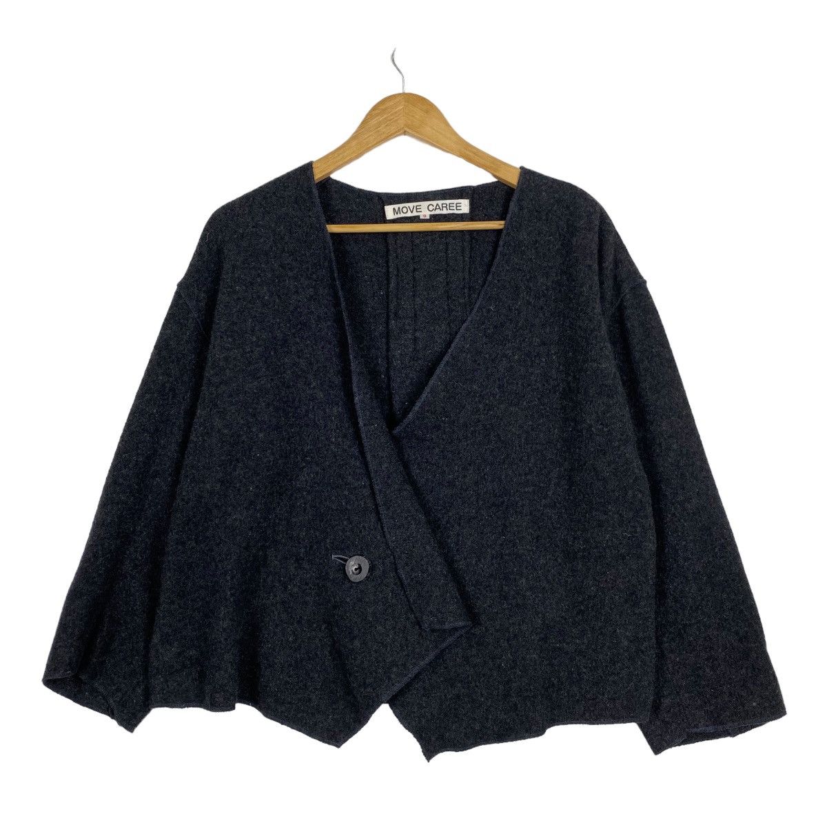 Japanese Brand × Vintage Move Caree woo cardigan jacket Size L / US 10 / IT 46 - 1 Thumbnail