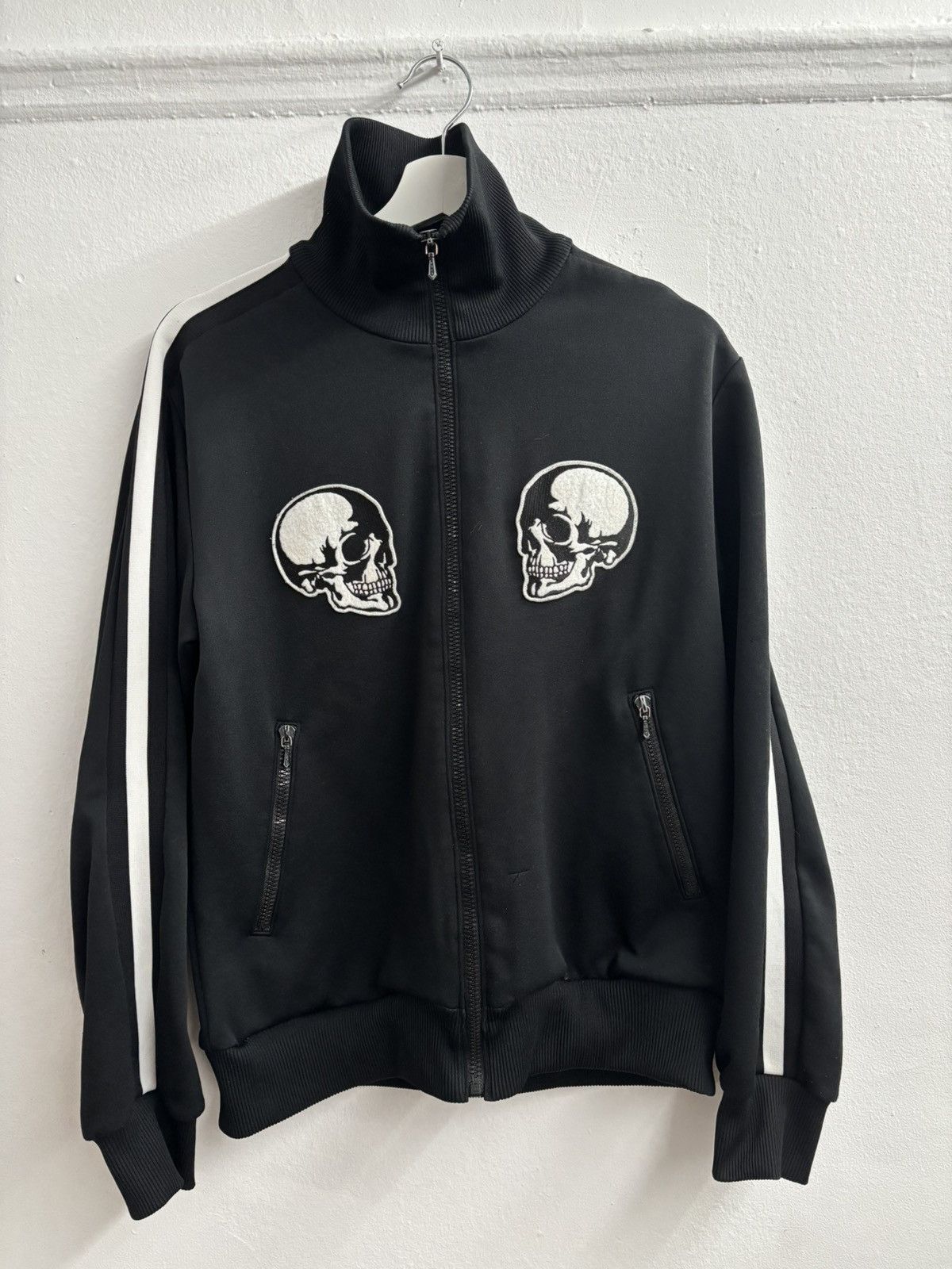 ジャケット・アウター HAIGHT New School Skull Velour Jacket HAIGHT New School Skull Velour Jacket