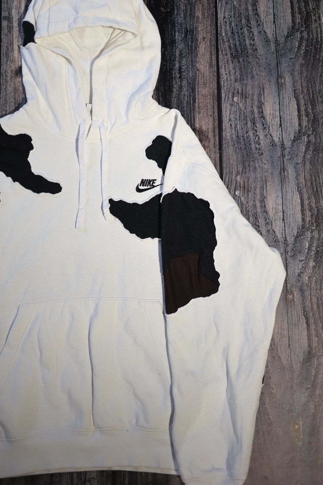 Nike Nike Custom Hoodie Cow Vintage Y2K Size US M / EU 48-50 / 2 - 7 Thumbnail