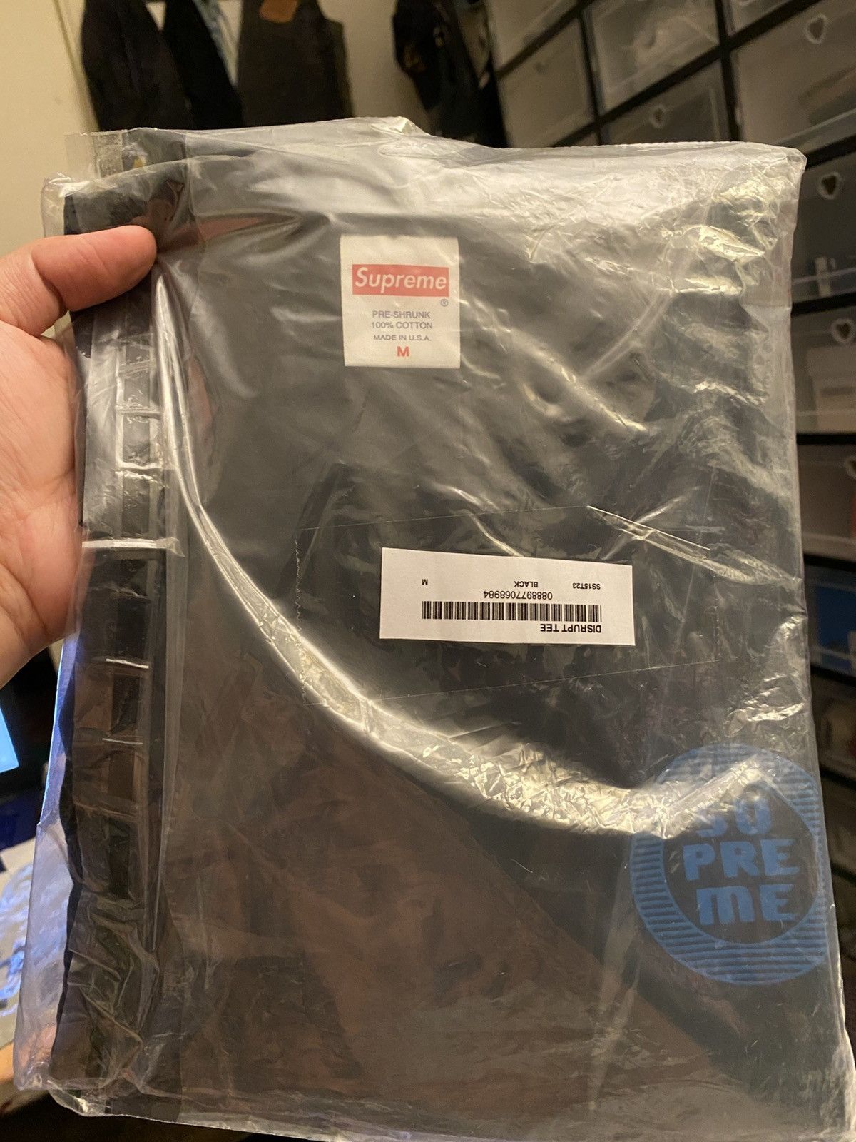 Supreme Supreme Disrupt Tee Black Size M DS SS15 Size US M / EU 48-50 / 2 - 1 Thumbnail