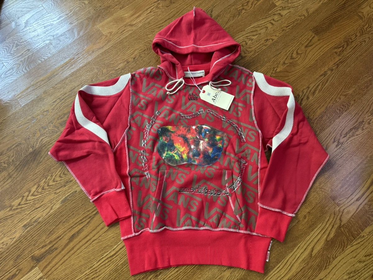 Large Vans Opal Shoebox Hoodie Glitter Embroidery ABC 123