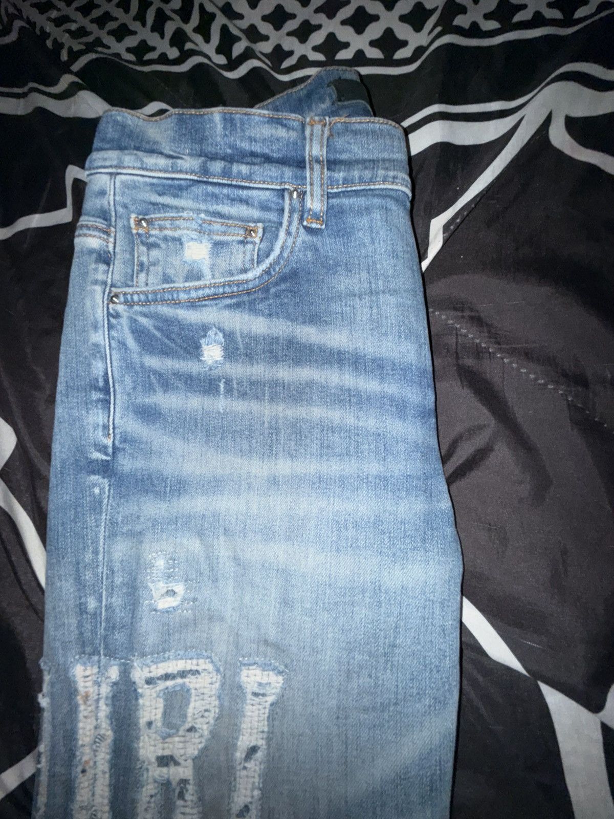 Amiri 🔥 Amiri logo jeans 🔥 Size US 31 - 5 Thumbnail