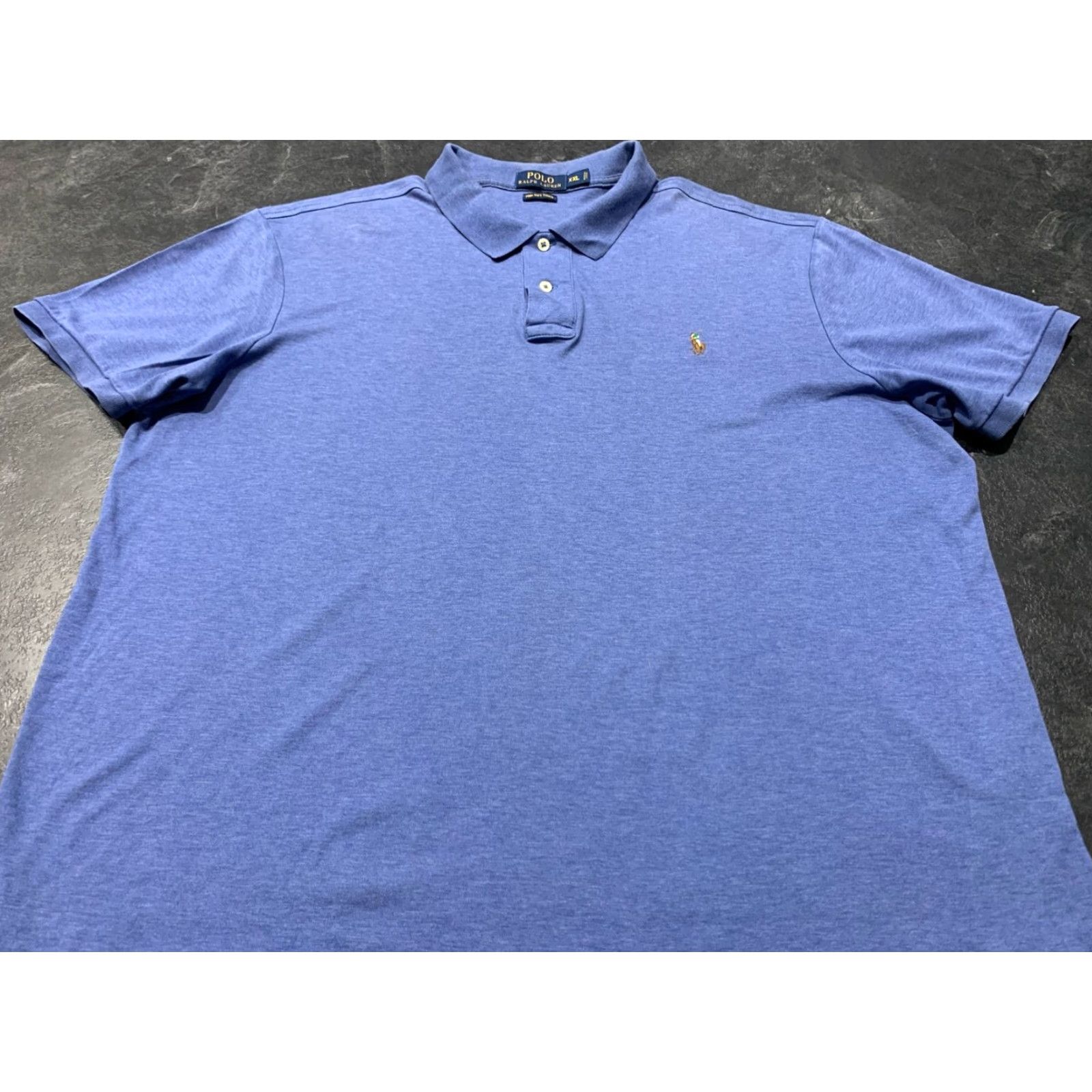 Polo Ralph Lauren Polo Ralph Lauren Polo Shirt Men’s 2XL Blue Classic Soft Cotton Activewear Size US XXL / EU 58 / 5 - 3 Thumbnail