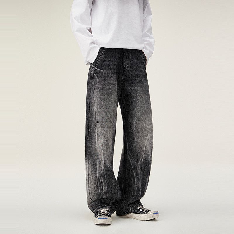 Japanese Brand American men's lightning straight leg loose casual jeans Size US 32 / EU 48 - 3 Thumbnail