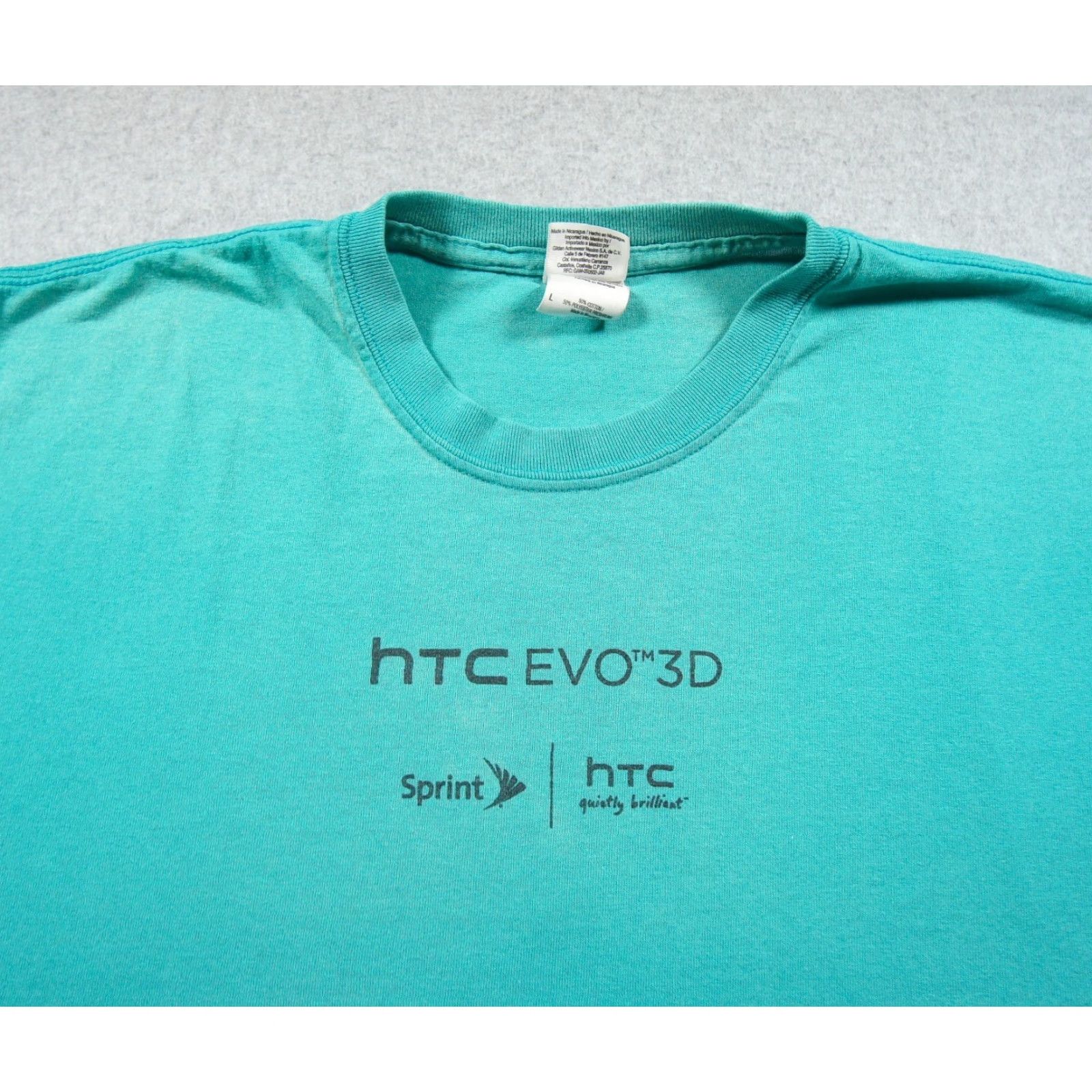 Gildan VINTAGE Nike Shirt Mens Large Blue Sprint Technology Phone Tee Promo Size US L / EU 52-54 / 3 - 7 Thumbnail