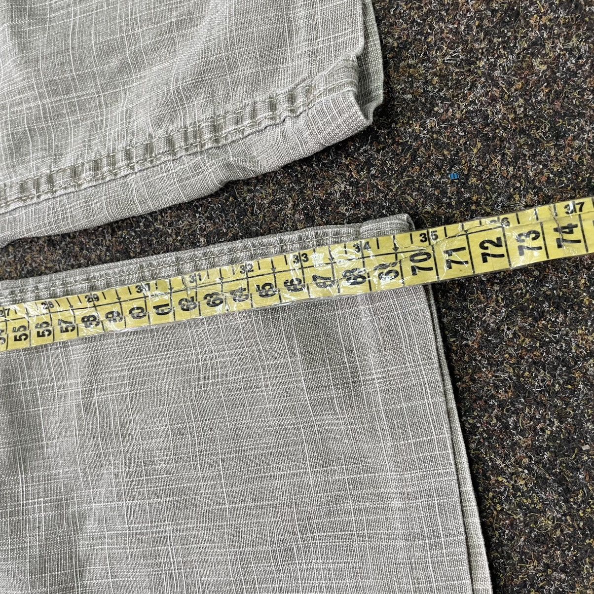 Vintage Vintage Y2K Baggy Cargo Pants Distressed Skate Streetwear Size 32" / US 10 / IT 46 - 7 Thumbnail