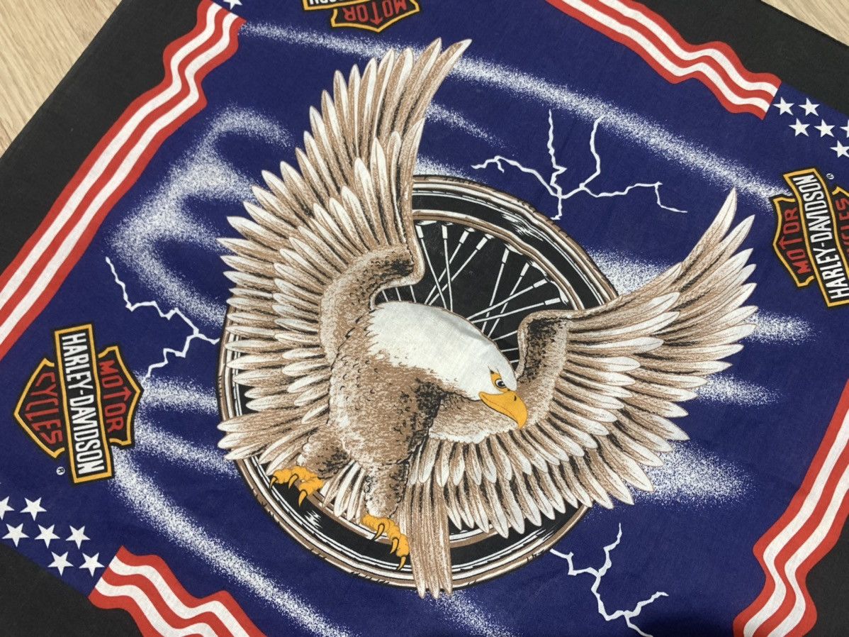Harley Davidson × Vintage Harley Davidson bandanna scarf 57x57cm Size ONE SIZE - 3 Thumbnail