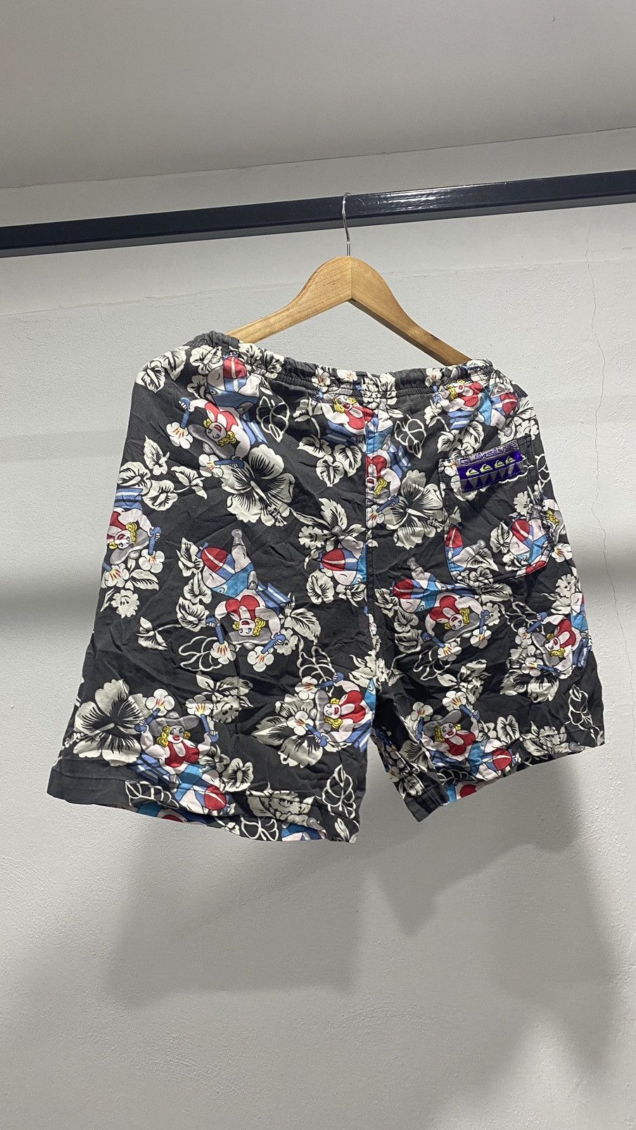 Quiksilver Quiksilver Cartoon Beach Pants 80s Size US 34 / EU 50 - 10 Thumbnail