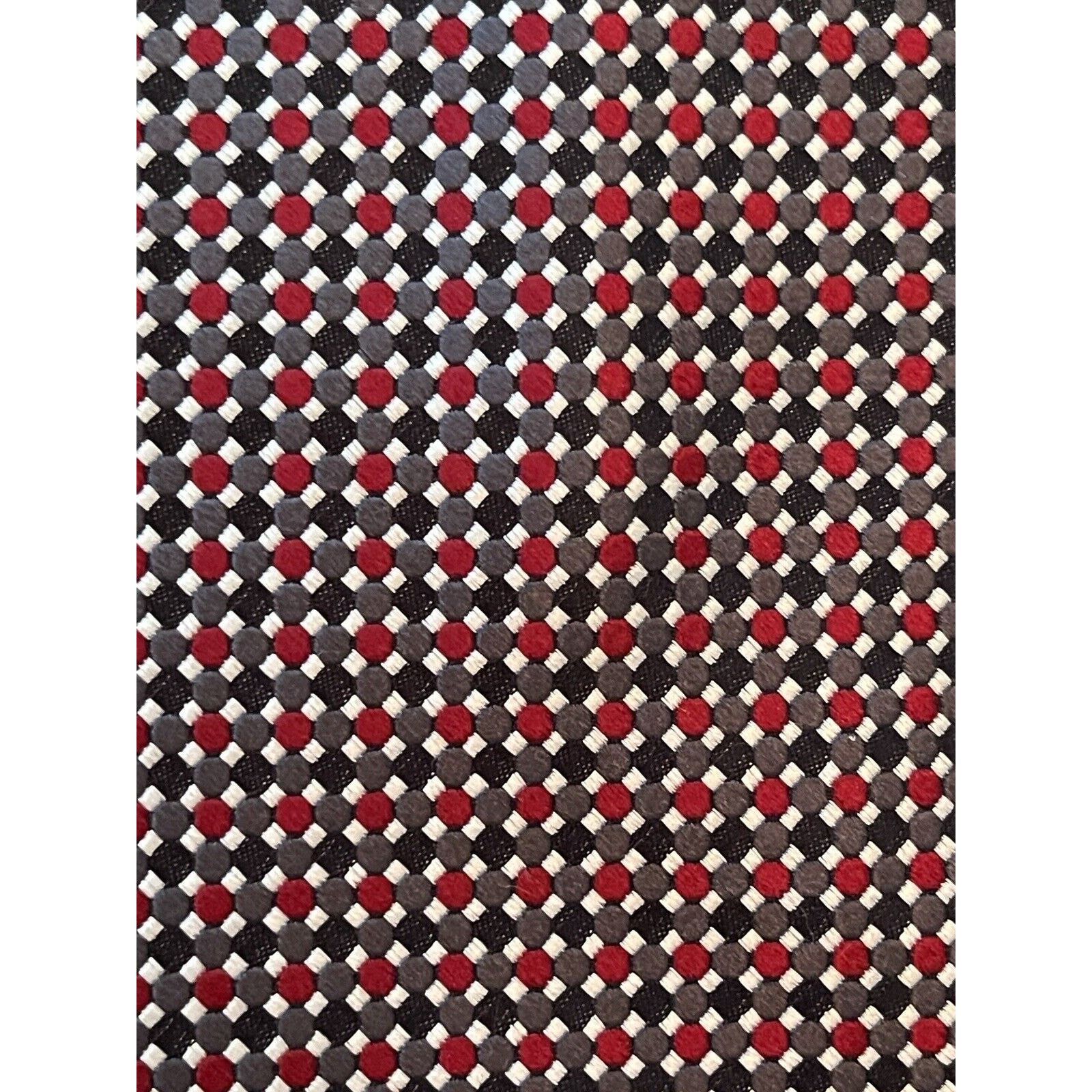 Pronto Uomo Pronto Uomo Couture Red Gray Hand Made Silk Made In China Size ONE SIZE - 9 Thumbnail