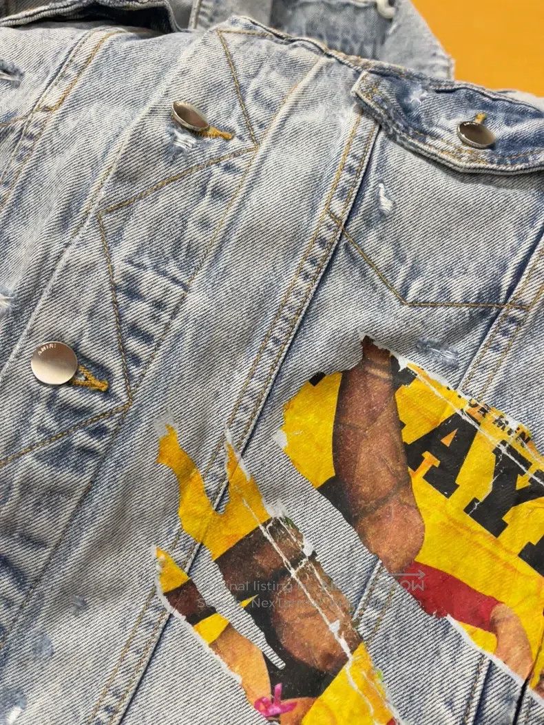Amiri Amiri Denim jacket Size US XL / EU 56 / 4 - 6 Thumbnail