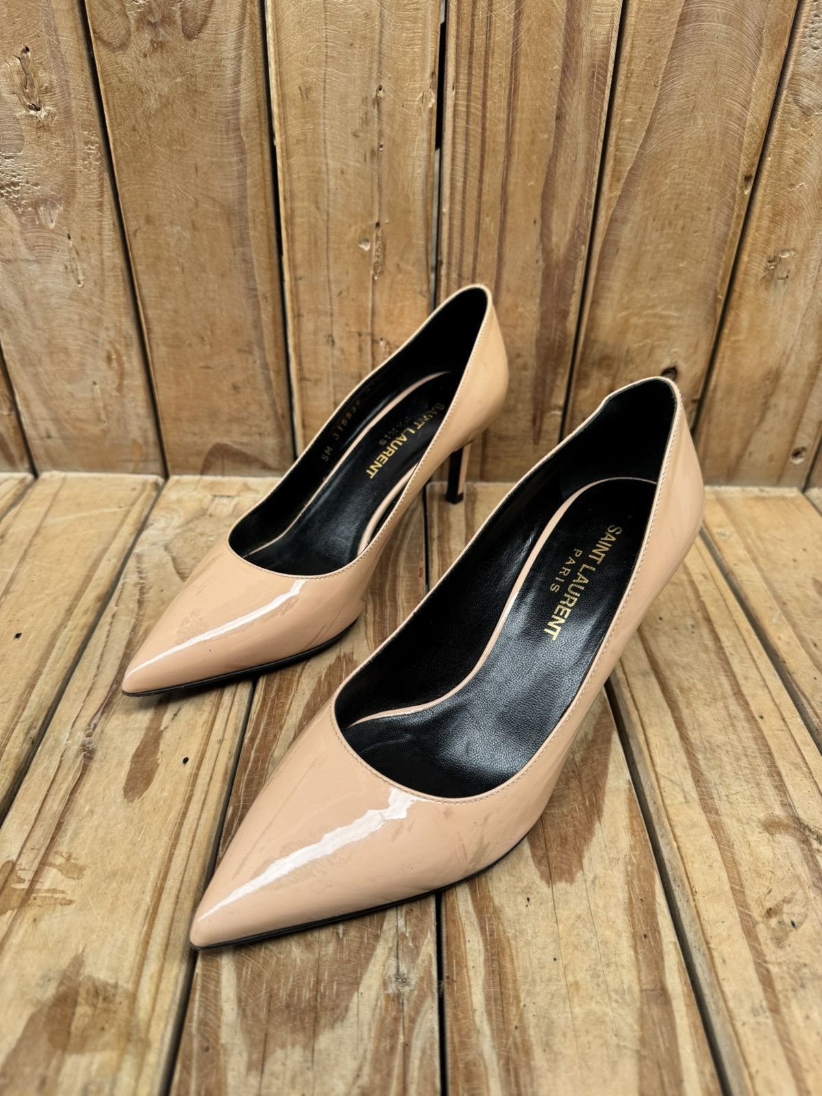 Saint Laurent Paris Saint laurent Paris HI Leather heels size EUR 35.5 US 5.5 Size US 5.5 / IT 35.5 - 1 Thumbnail
