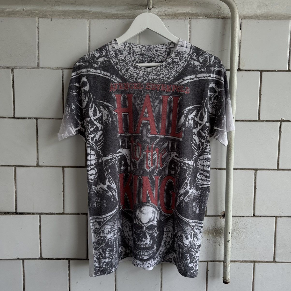 Band Tees × Japanese Brand Vintage Adult Avenged Sevenfold T-shirts Hall Of The King Size US M / EU 48-50 / 2 - 12 Thumbnail