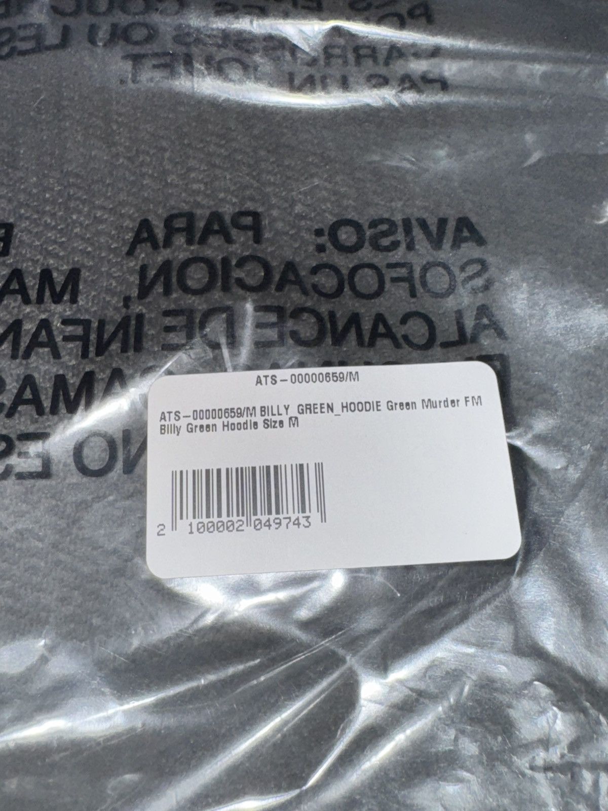 murd333r.fm Murd333r.FM Billy Green Hoodie Size US M / EU 48-50 / 2 - 6 Thumbnail