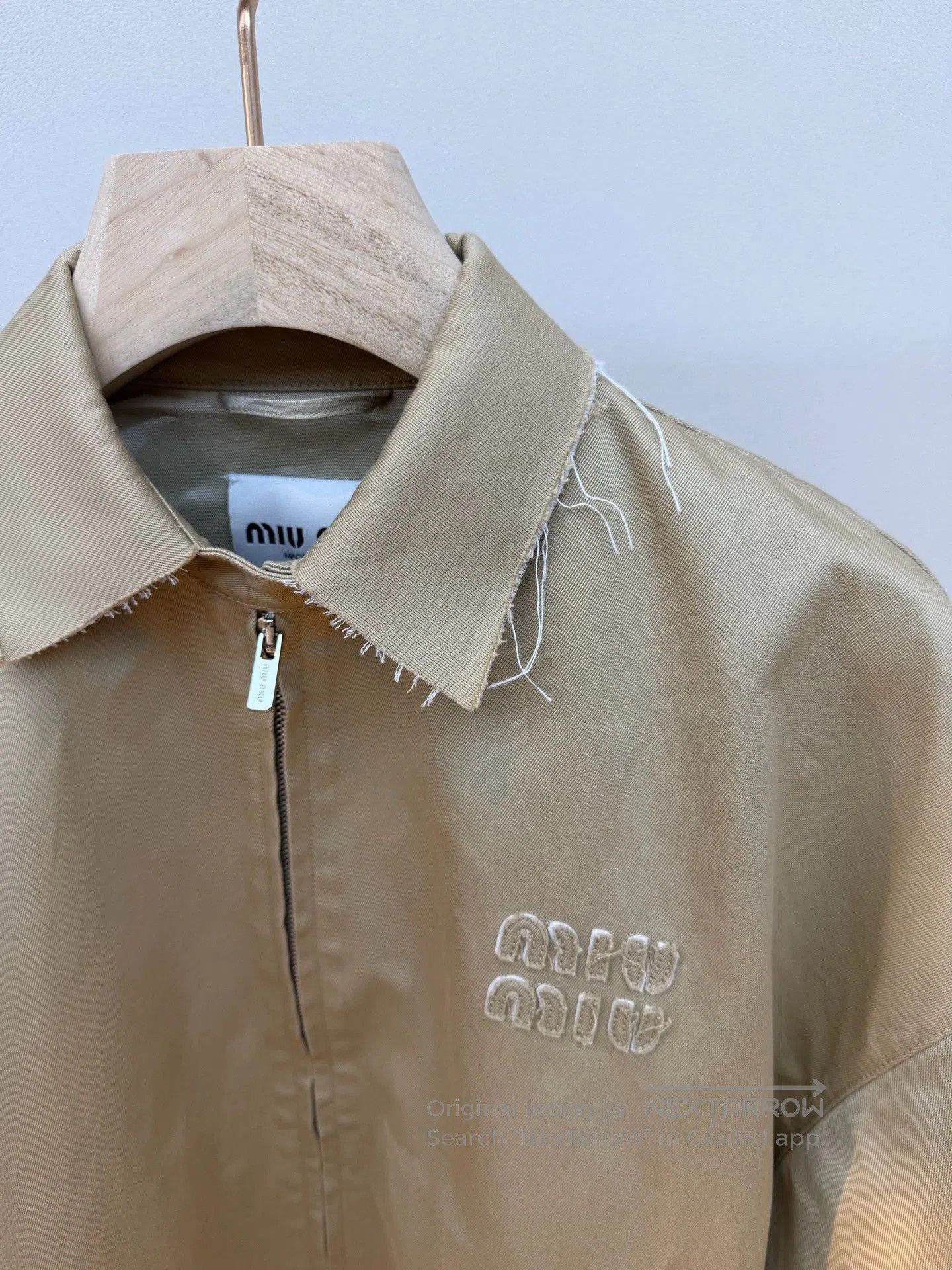 Miu Miu Miumiu SS22 Letter Jacquard Zip Jacket. Size XS / US 0-2 / IT 36-38 - 2 Thumbnail