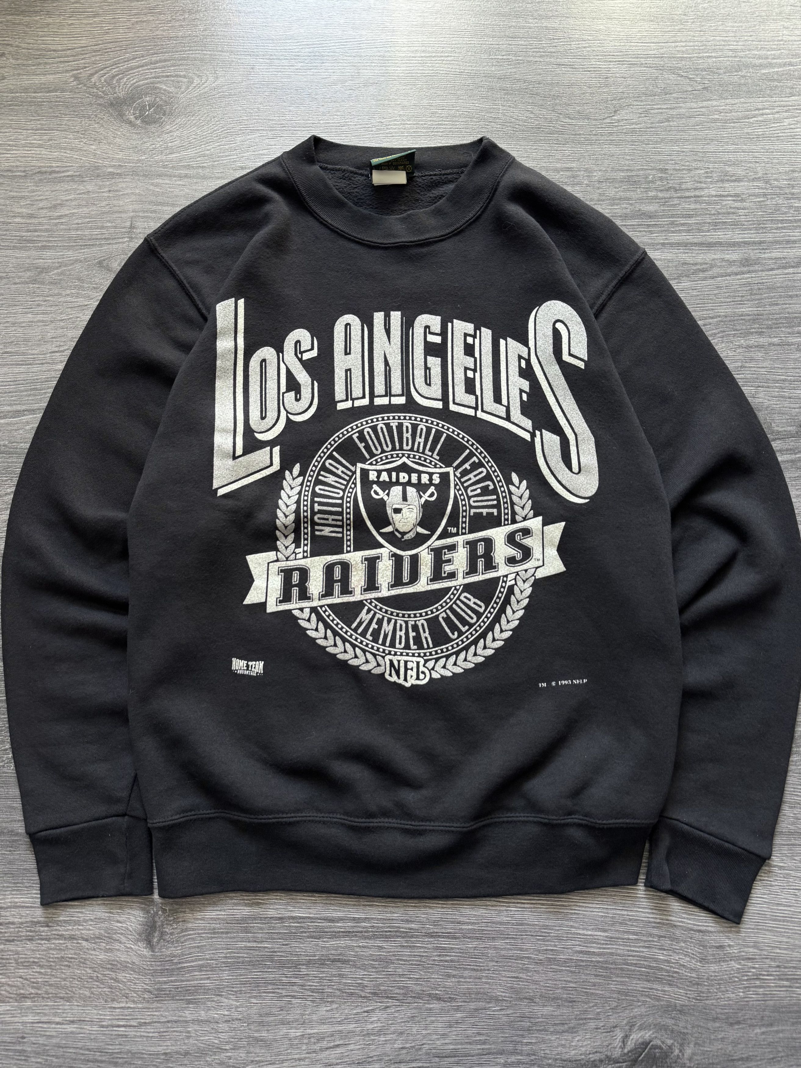 Vintage 90s Los Angeles Raiders NFL Crewneck Sweatshirt
