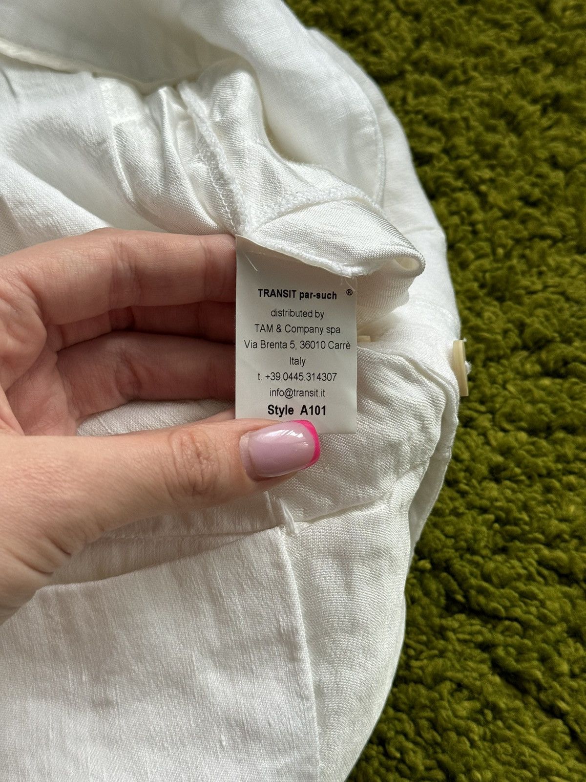 Transit × Transit Uomo Transit par-such avant Garde linen pants Size 26" / US 2 / IT 38 - 5 Thumbnail