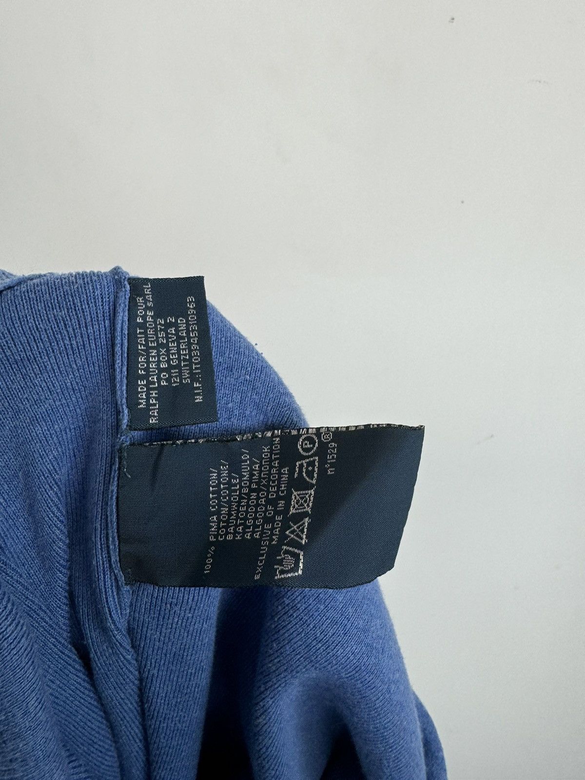 Polo Ralph Lauren × Vintage Vintage Polo Ralph Lauren Jumper V-Neck Size US L / EU 52-54 / 3 - 3 Thumbnail