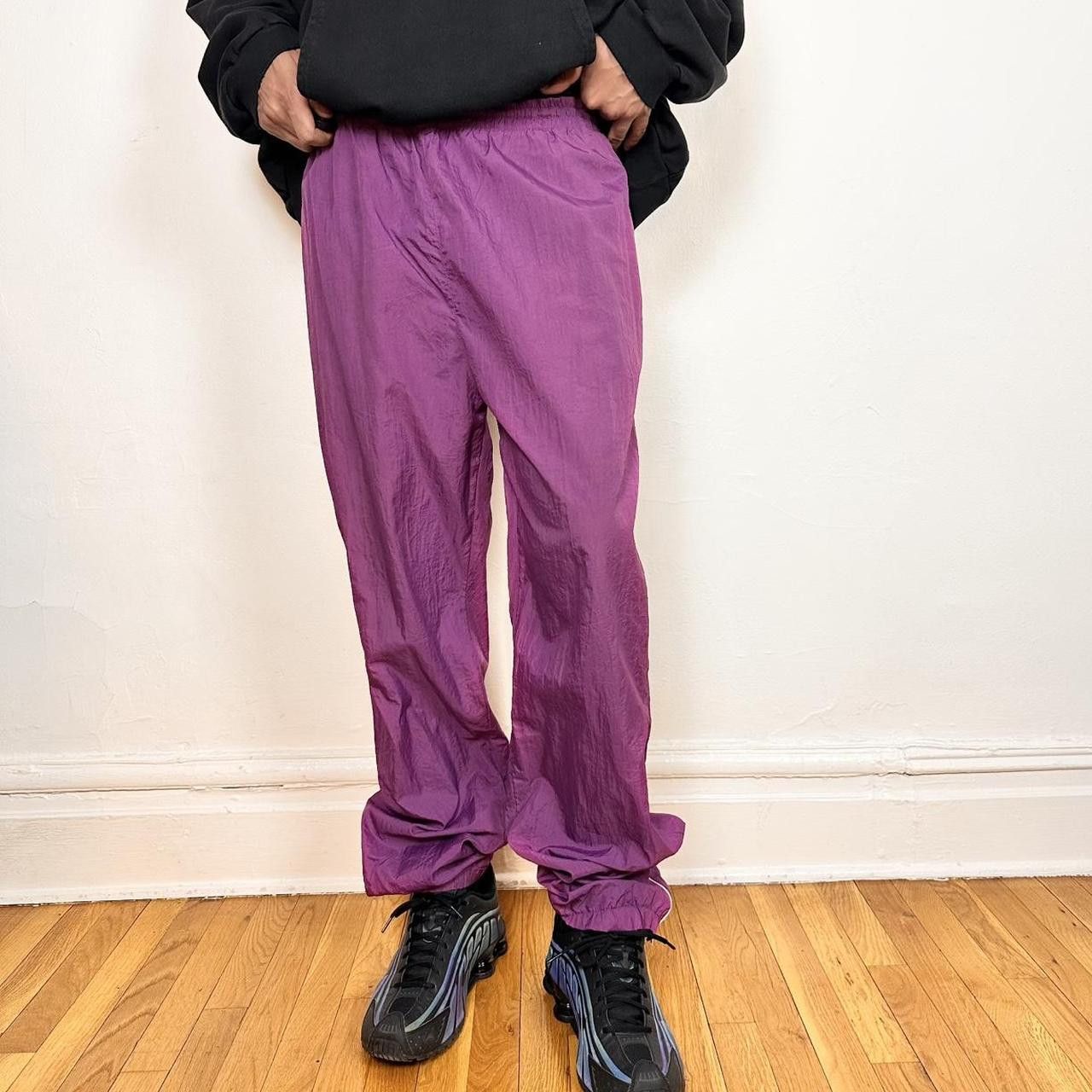 Cherokee Vintage Cherokee Purple Nylon Joggers - XL Size US 34 / EU 50 - 1 Thumbnail
