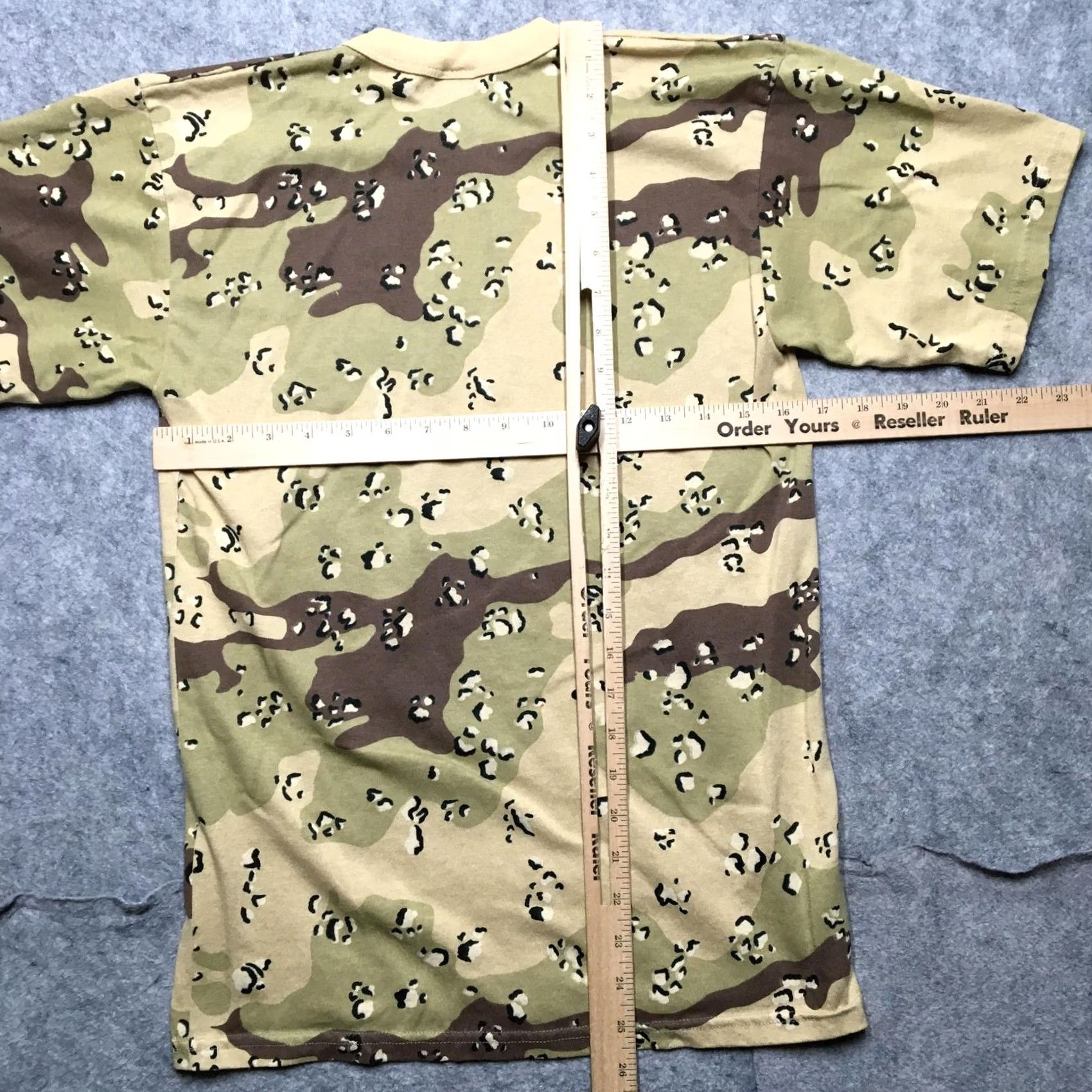 Vintage VINTAGE Tee Swing Shirt Camouflage Desert Chocolate Chip Military USA 90s Shirt Mens Small Beige Camouflage 90s Mens Small Size US S / EU 44-46 / 1 - 7 Thumbnail