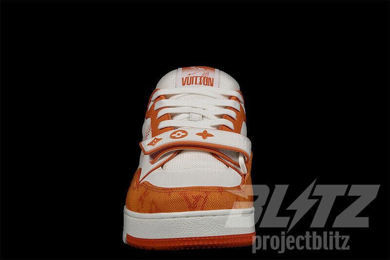 Louis Vuitton LOUIS VUITTON LV TRAINER SNEAKER MONOGRAM DENIM VIRGIL ABLOH Size US 9.5 / EU 42-43 - 4 Thumbnail