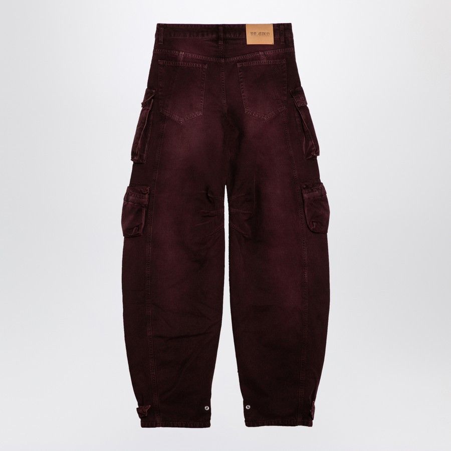 The Attico o1d2blof1024 Multi-Pocket Trouser In Burgundy Size 26" / US 2 / IT 38 - 2 Thumbnail
