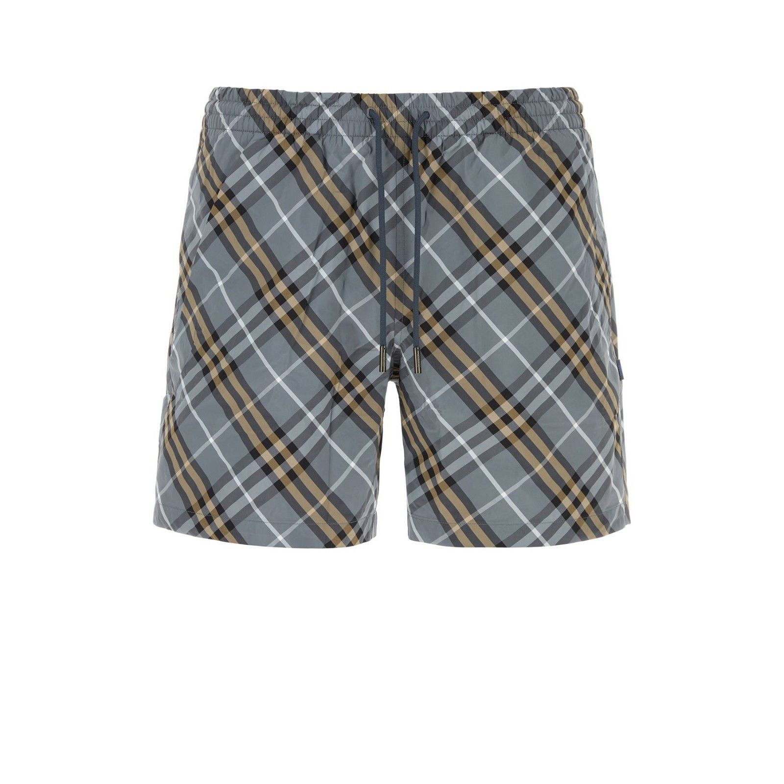 BURBERRY Check Blue Nylon Swimming Shorts New & Authentic (M