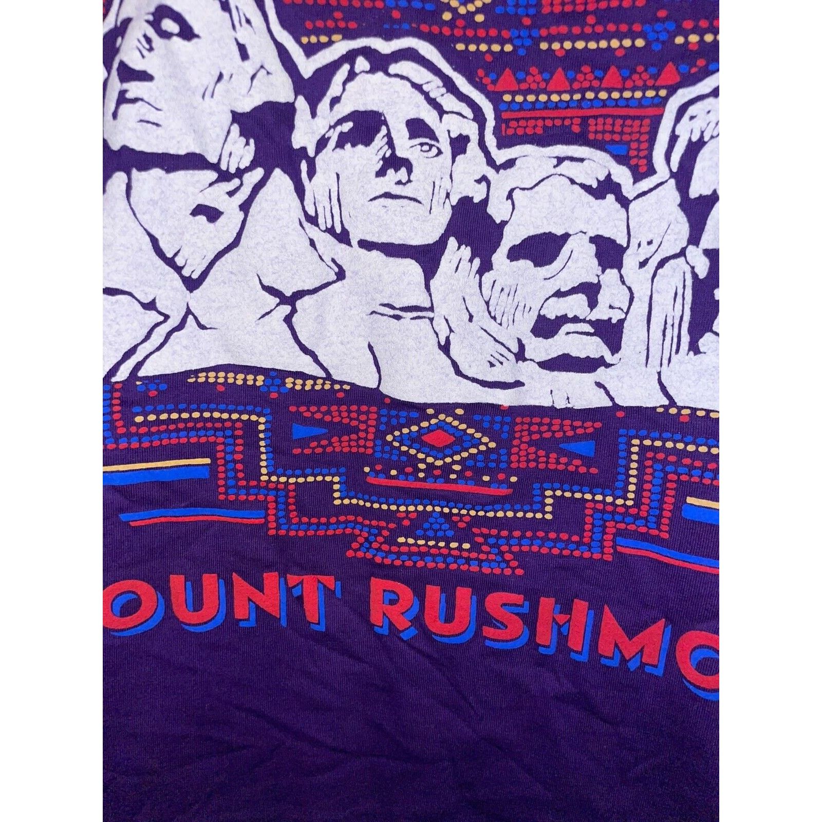 Jerzees Vintage Mount Rushmore Shirt Graphic Tee L USA 90s Tourist L Size US L / EU 52-54 / 3 - 5 Thumbnail