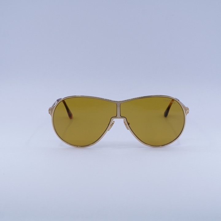 Tom Ford Tom Ford Gaia FT1174 30E Sunglasses Deep Gold Aviator Frame Size ONE SIZE - 3 Thumbnail