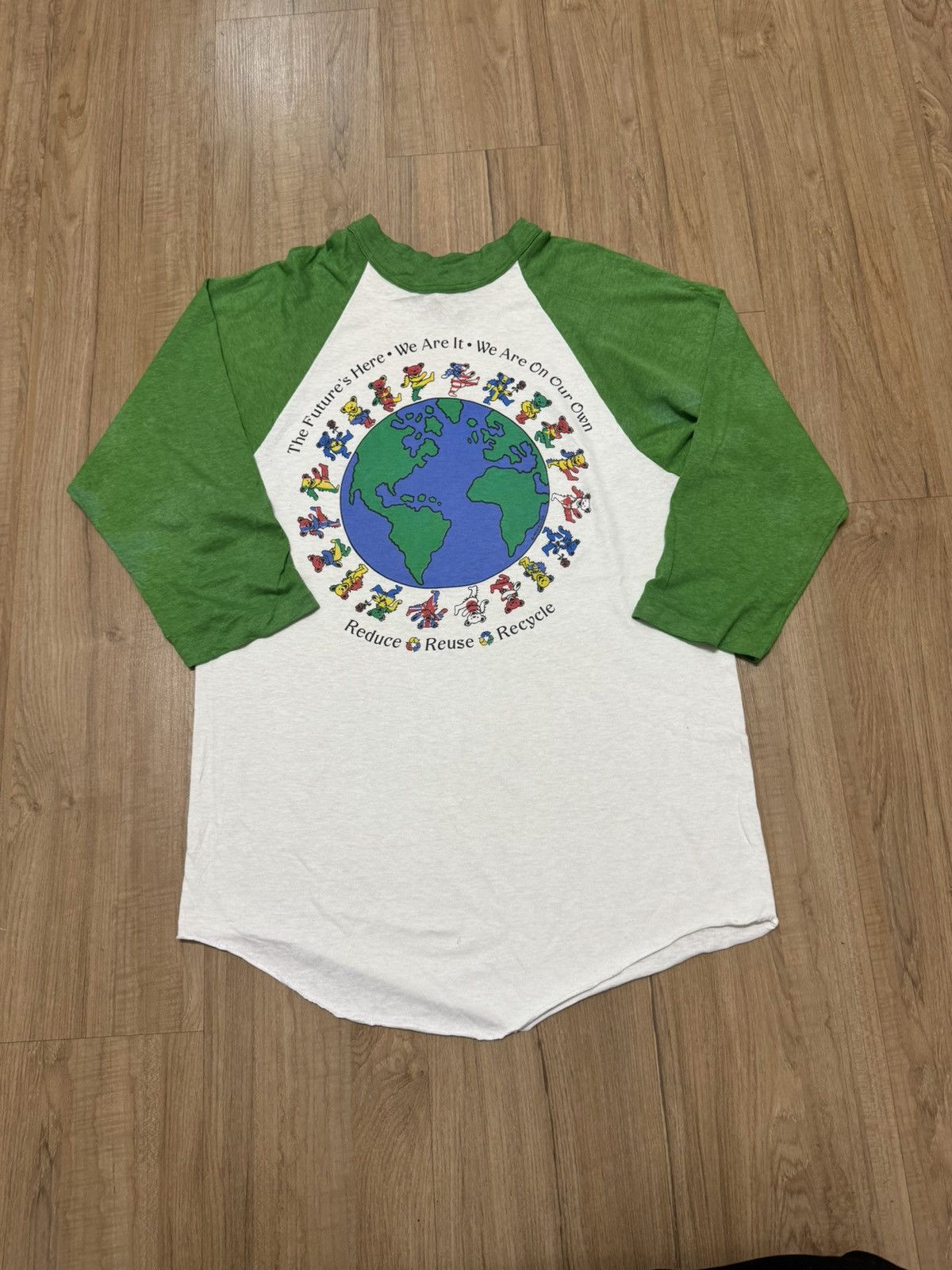 Grateful Dead × Vintage VINTAGE 90’S GRATEFUL DEAD 3Q TSHIRT Size US M / EU 48-50 / 2 - 1 Thumbnail