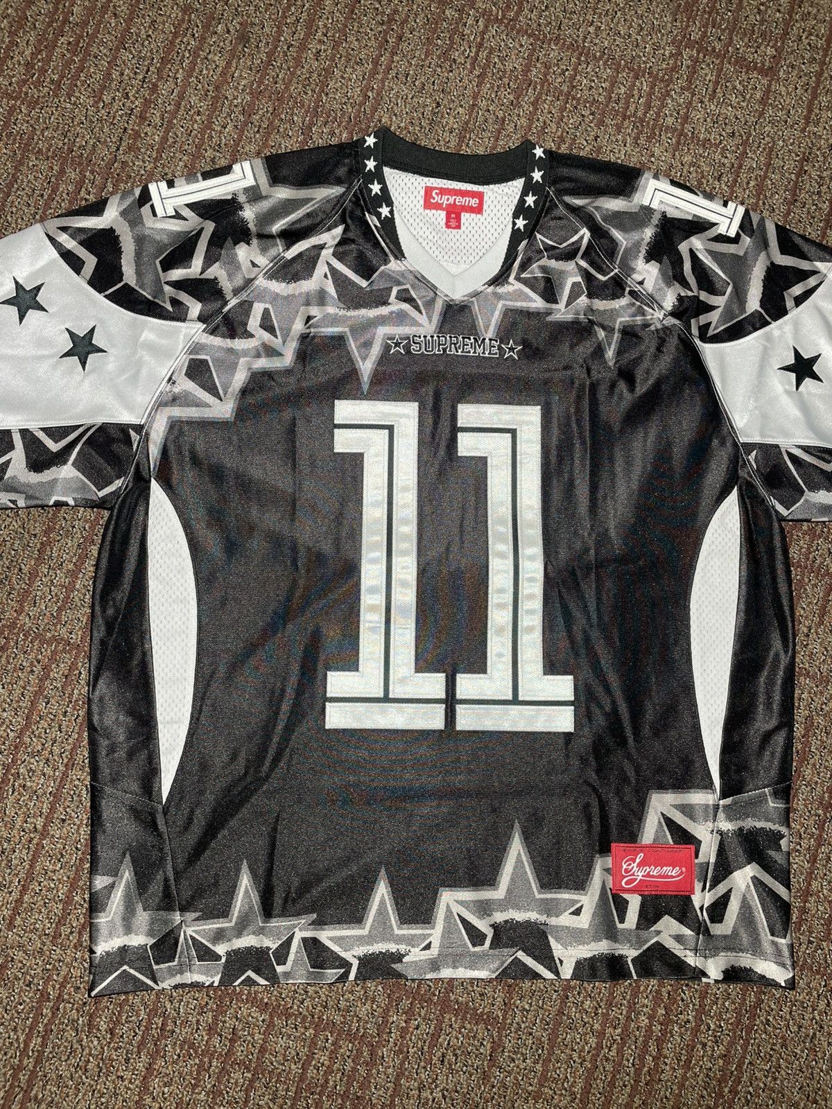 Supreme Supreme Stars Football Jersey (Medium) Size US M / EU 48-50 / 2 - 1 Thumbnail