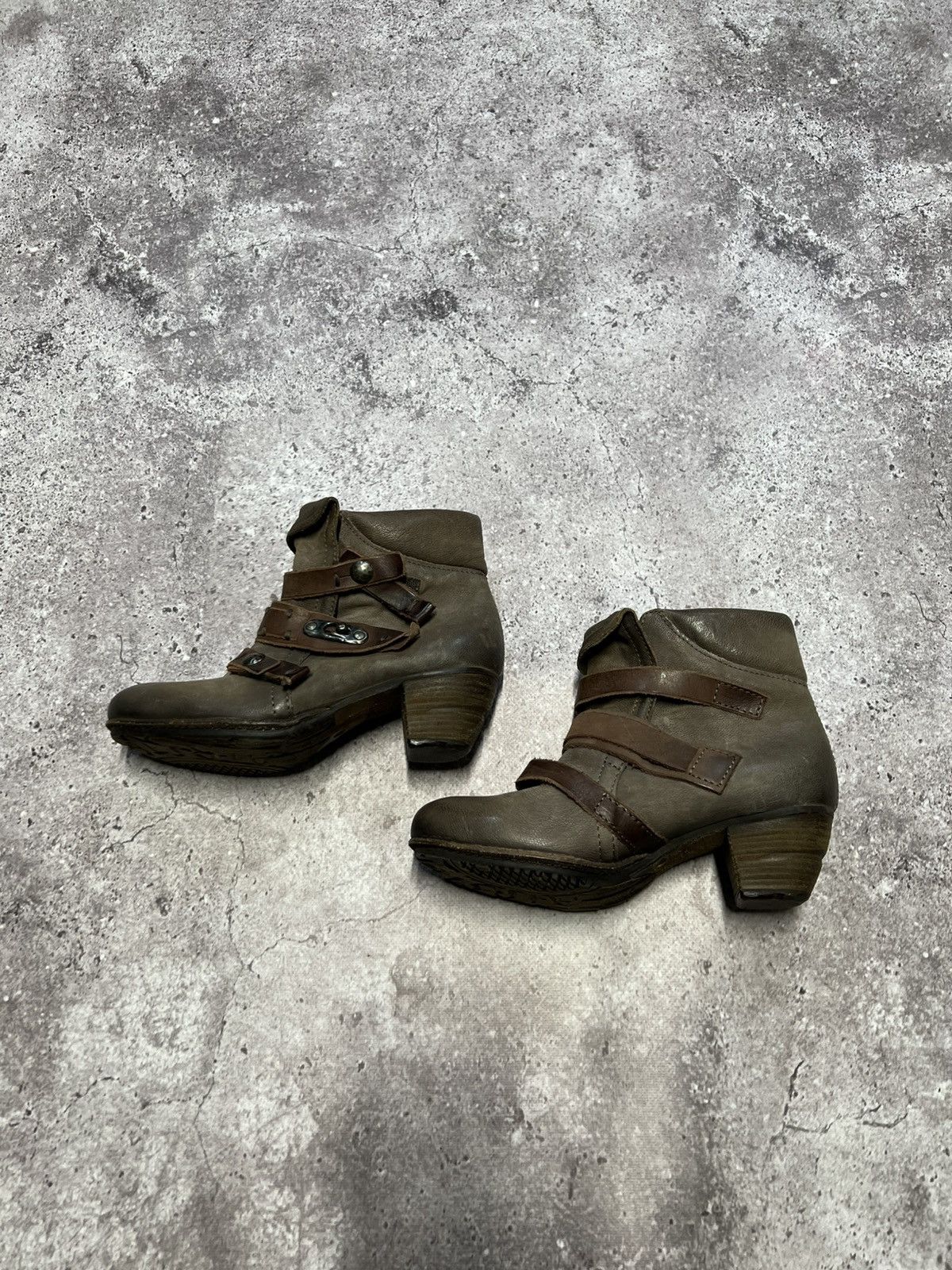 A.S.98 A.S.98 Brown Leather Avantgarde Boho Grunge Boots Size: 39 Size US 9 / IT 39 - 4 Thumbnail