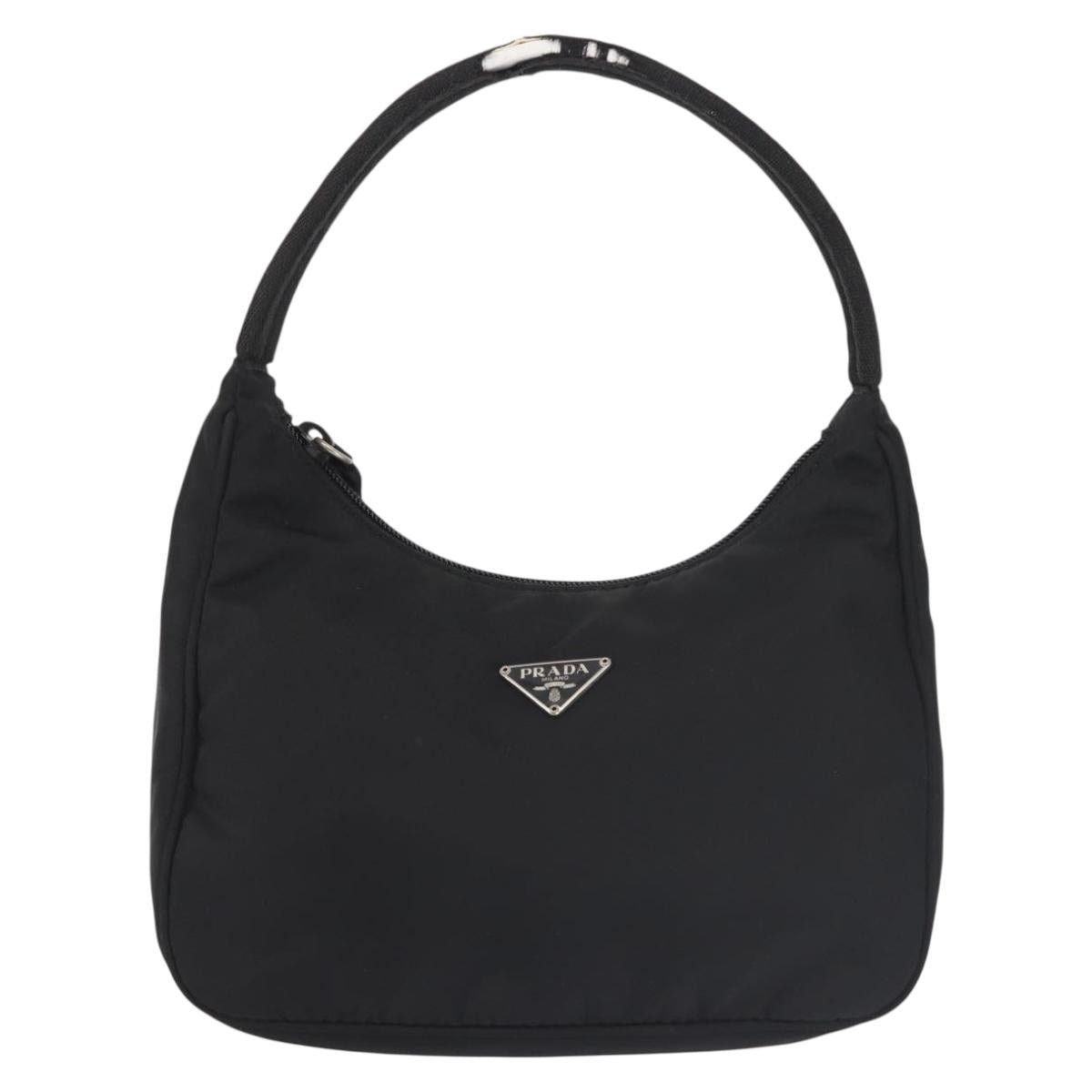 Prada PRADA Hand Bag Nylon Black Silver Size ONE SIZE - 2 Thumbnail