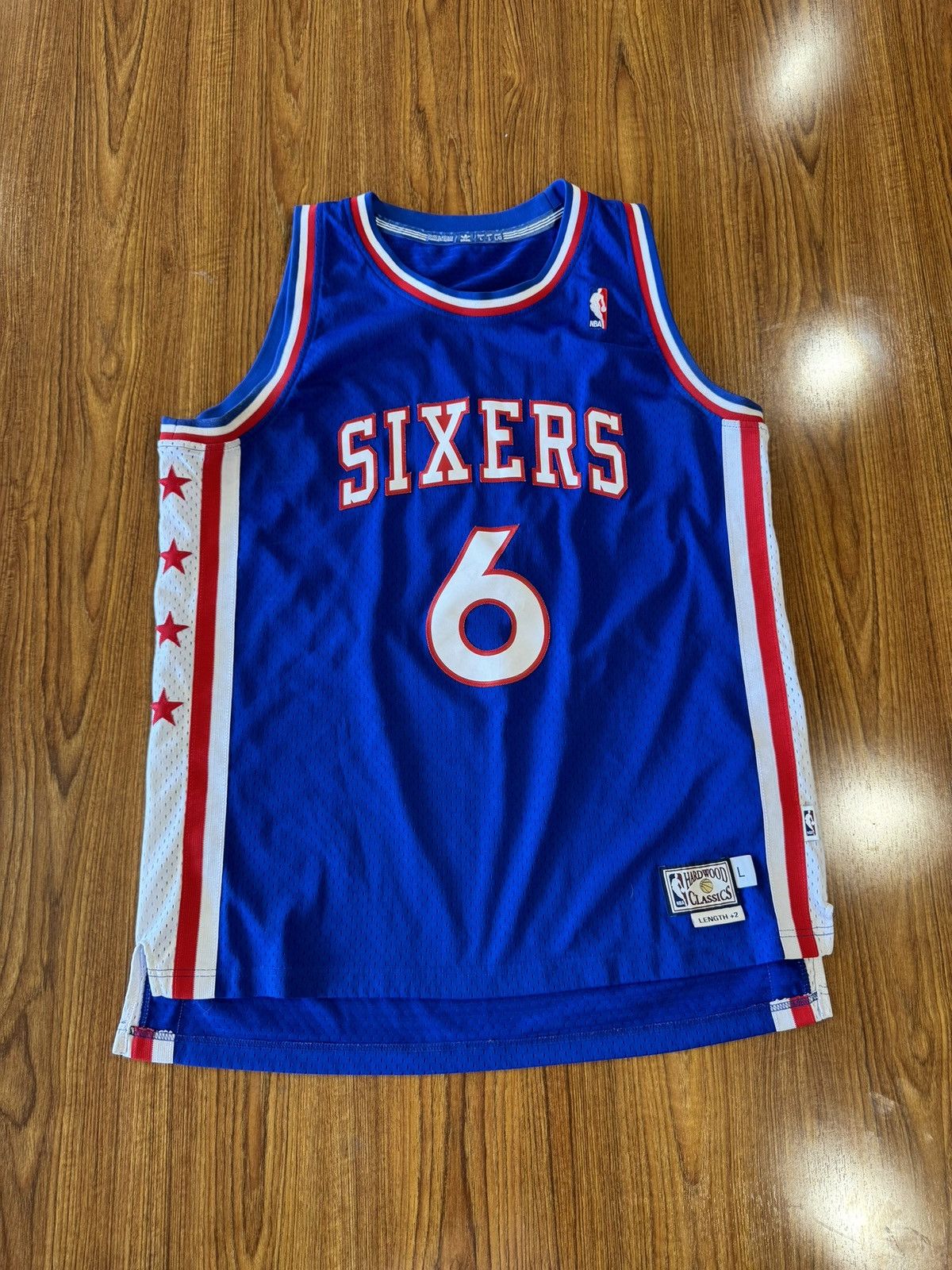 Adidas Dr. J Sixers Jersey Julius Erving Size US L / EU 52-54 / 3 - 1 Thumbnail