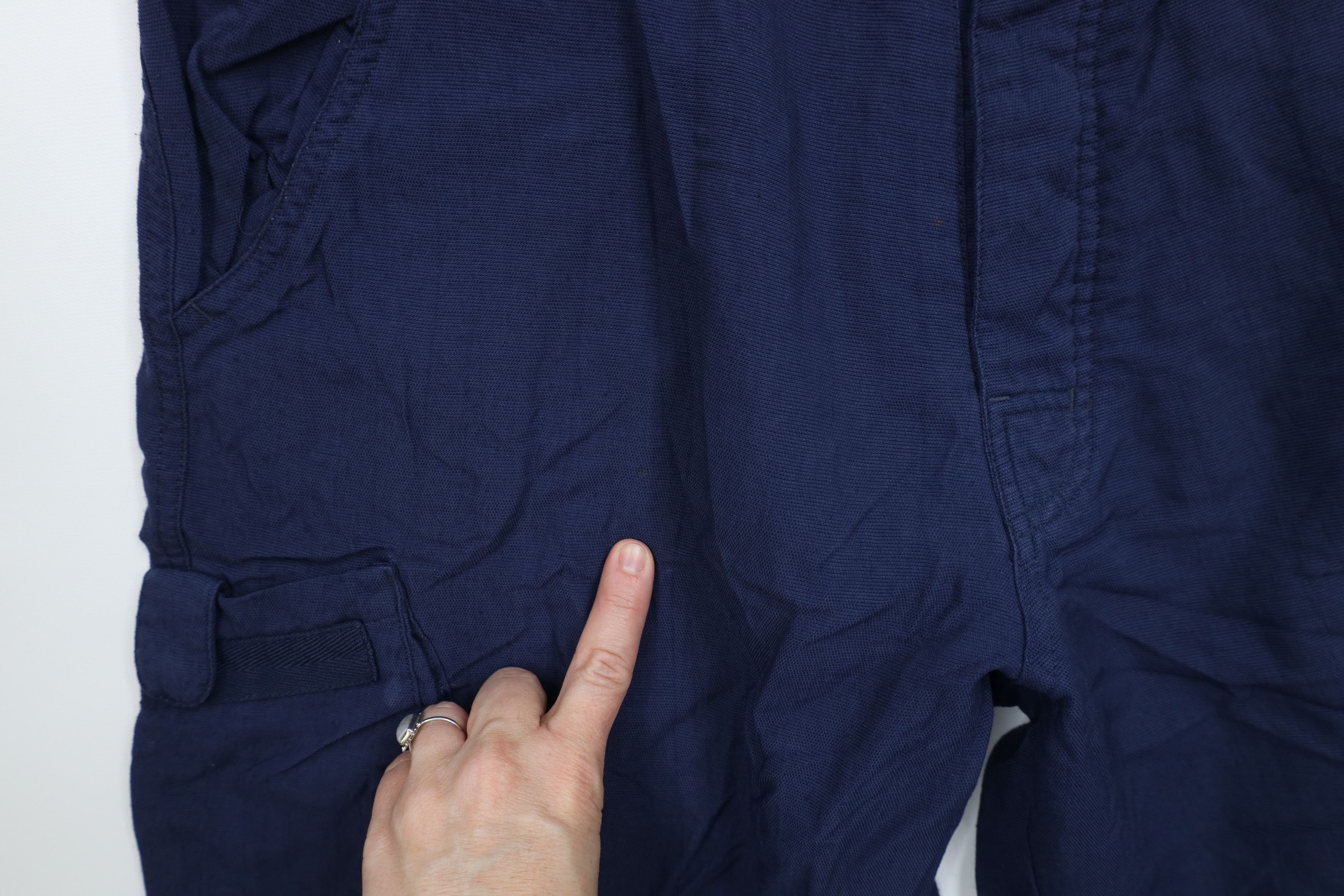 Nike Vintage Y2K Nike Button Fly Baggy Fit Cargo Shorts Navy Blue Size US 34 / EU 50 - 5 Thumbnail