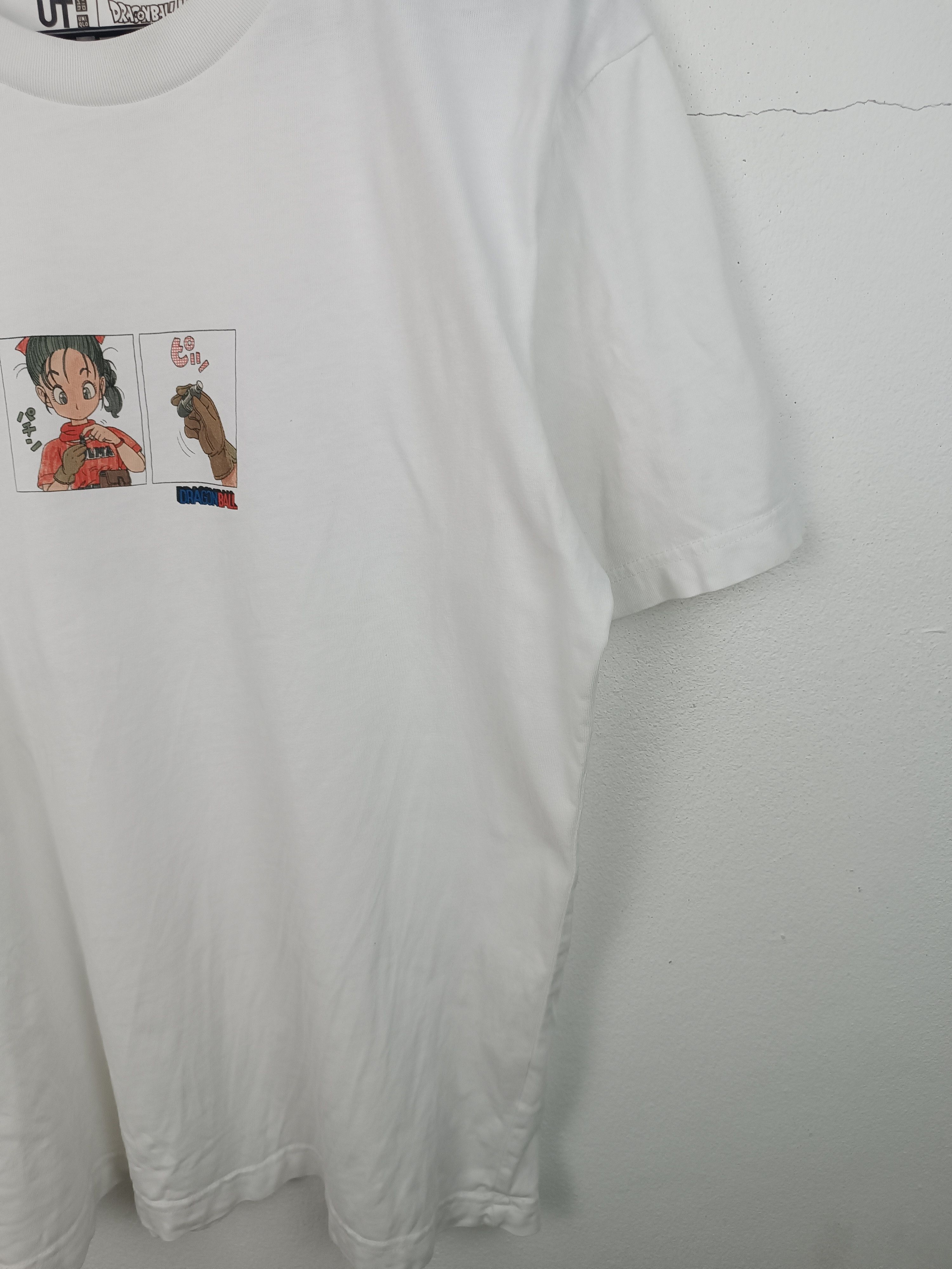 Anime VINTAGE DRAGON BALL GOKU BULMA ANIME TEE one piece bleach Size US M / EU 48-50 / 2 - 7 Thumbnail