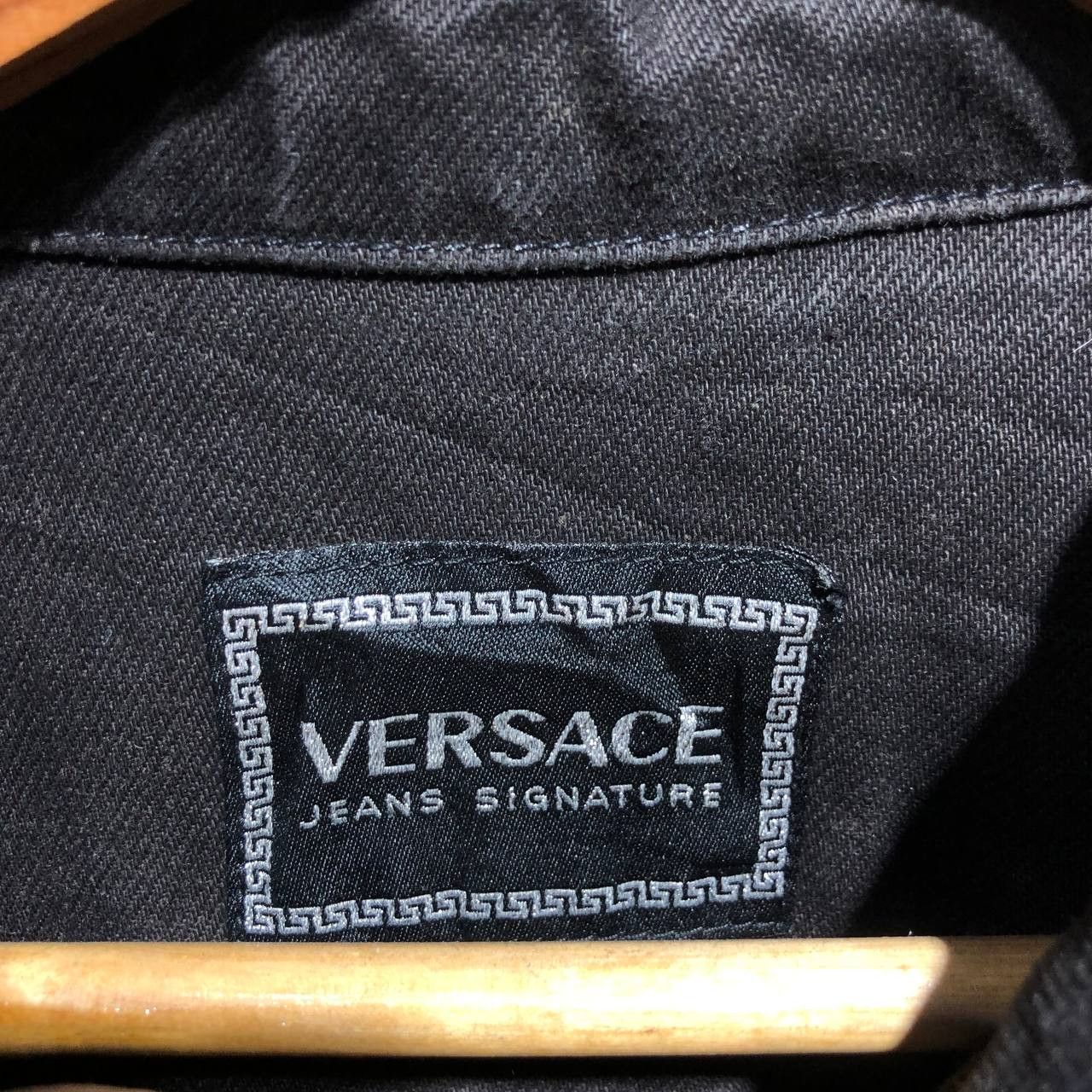 Versace Versace Embroidered Logo Denim jacket Size US S / EU 44-46 / 1 - 11 Thumbnail