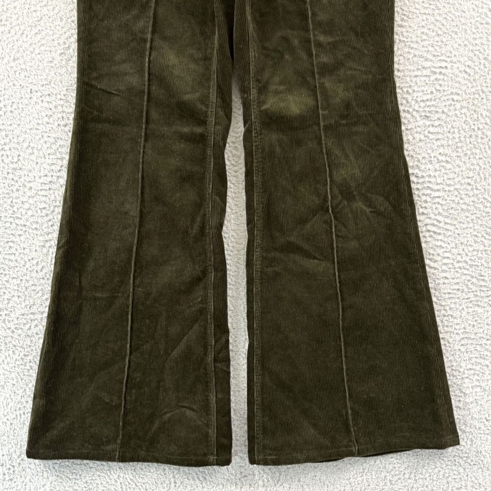 Polo Ralph Lauren VINTAGE Polo Ralph Lauren Pants Womens 4 Green Corduroy Flare Bell Bottoms Boho Shirt? Size 27" / US 4 / IT 40 - 2 Thumbnail