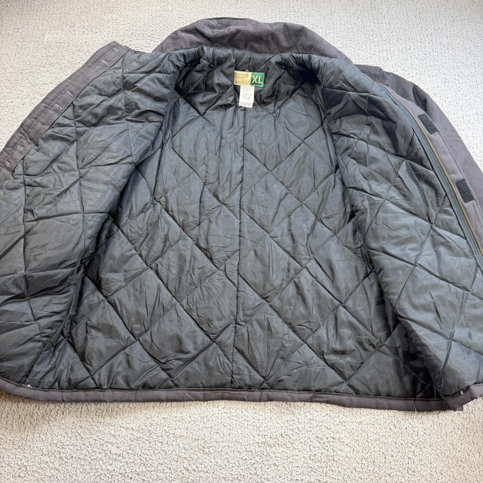 Other Vintage WearGuard Work Jacket USA Made Brown Canvas Quilted Size US XL / EU 56 / 4 - 6 Thumbnail