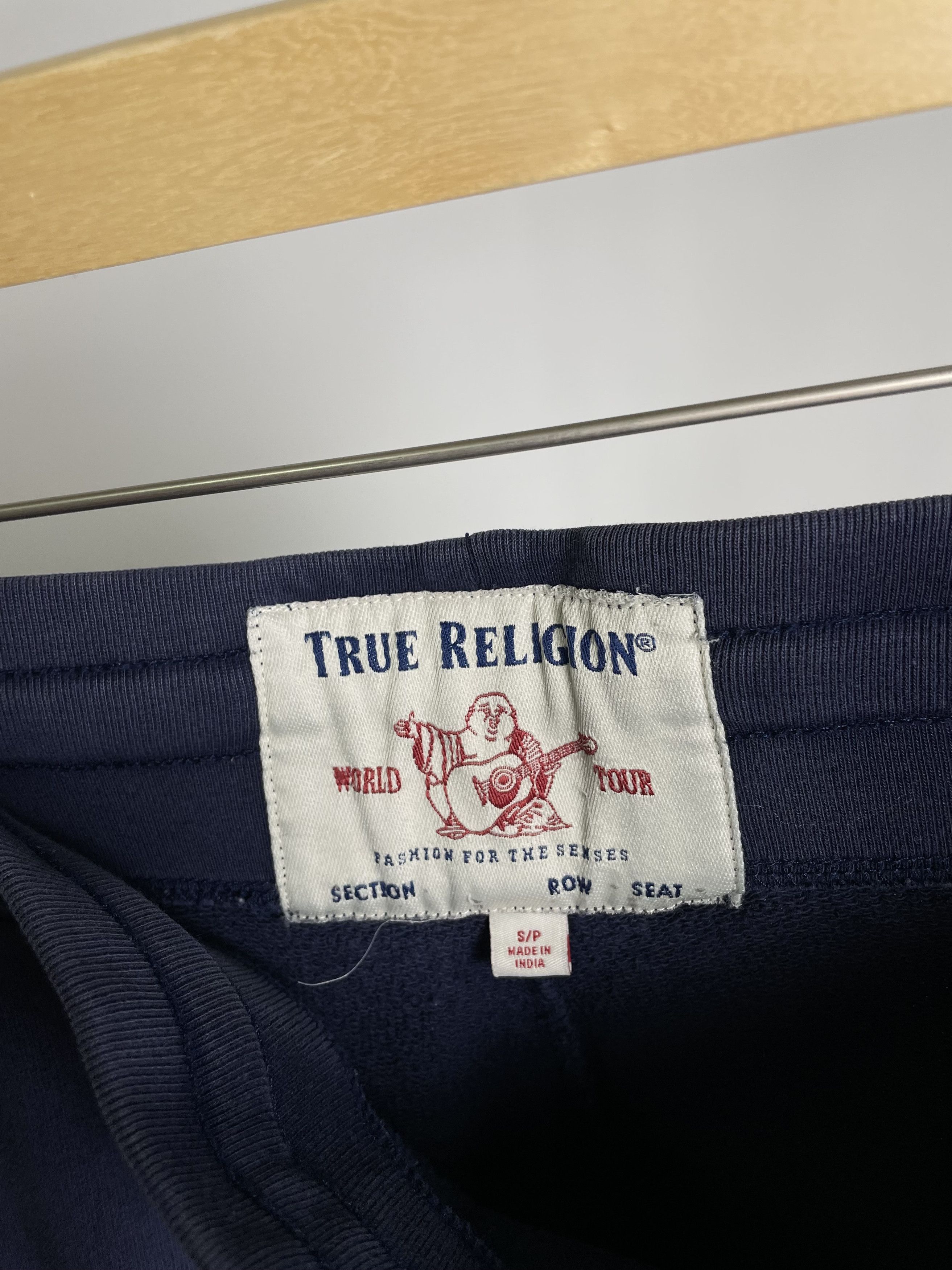True Religion True Religion Navy Blue Logo Sweat Shorts Size US 30 / EU 46 - 10 Thumbnail