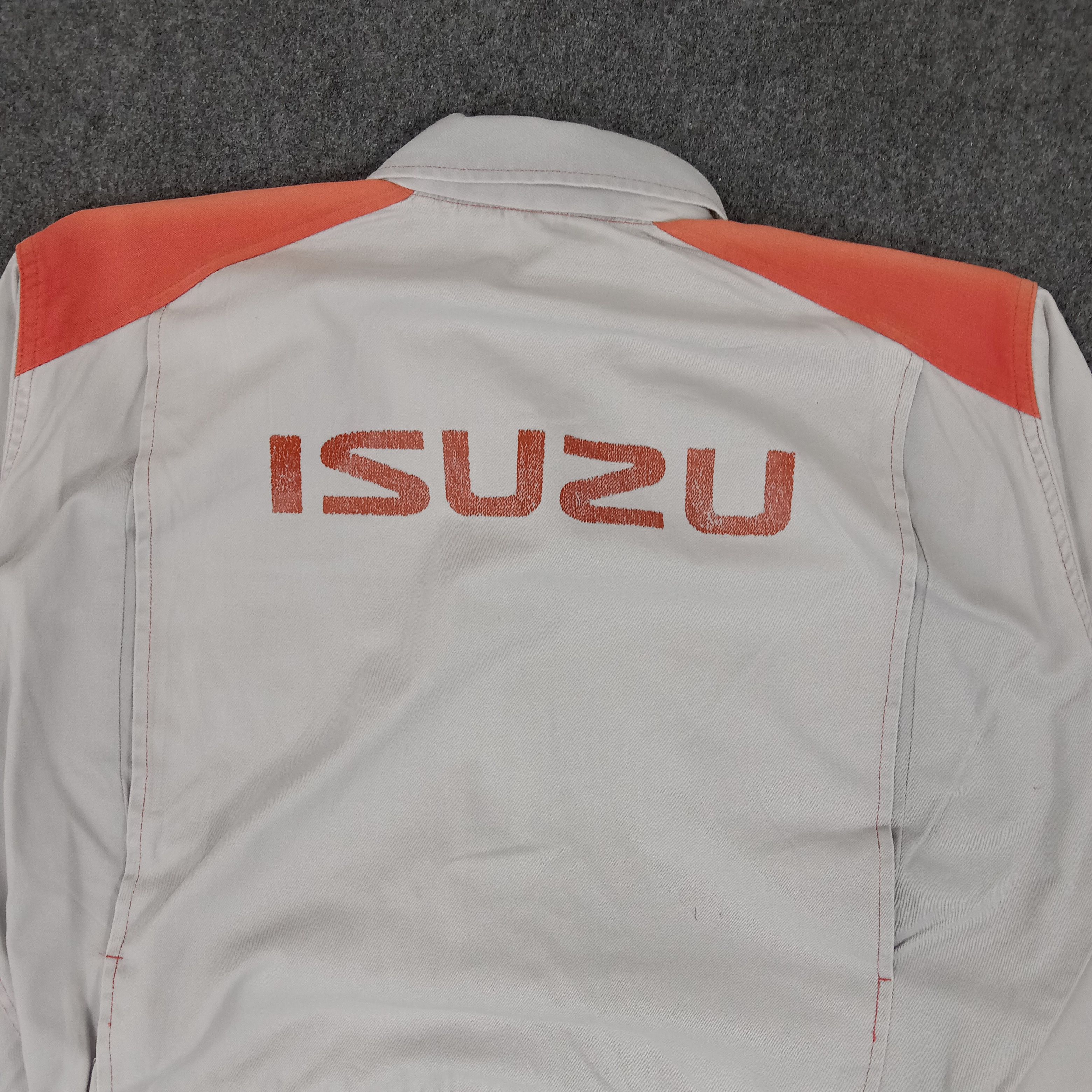 Japanese Brand × Vintage Isuzu Japanese Racing Motorsports Coverall Jacket Size US L / EU 52-54 / 3 - 2 Thumbnail