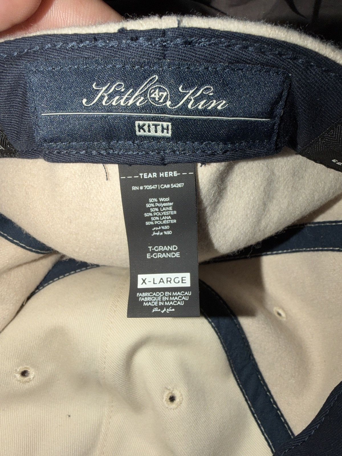 Kith Kith & ‘47 New York Yankees Stem Stitch Franchise LS Cap XL Size ONE SIZE - 3 Thumbnail