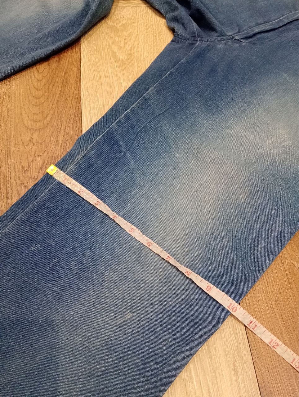Issey Miyake RARE ISSEY MIYAKE VINTAGE DISTRESSED DENIM TROUSERS PANTS Size US 31 - 22 Thumbnail