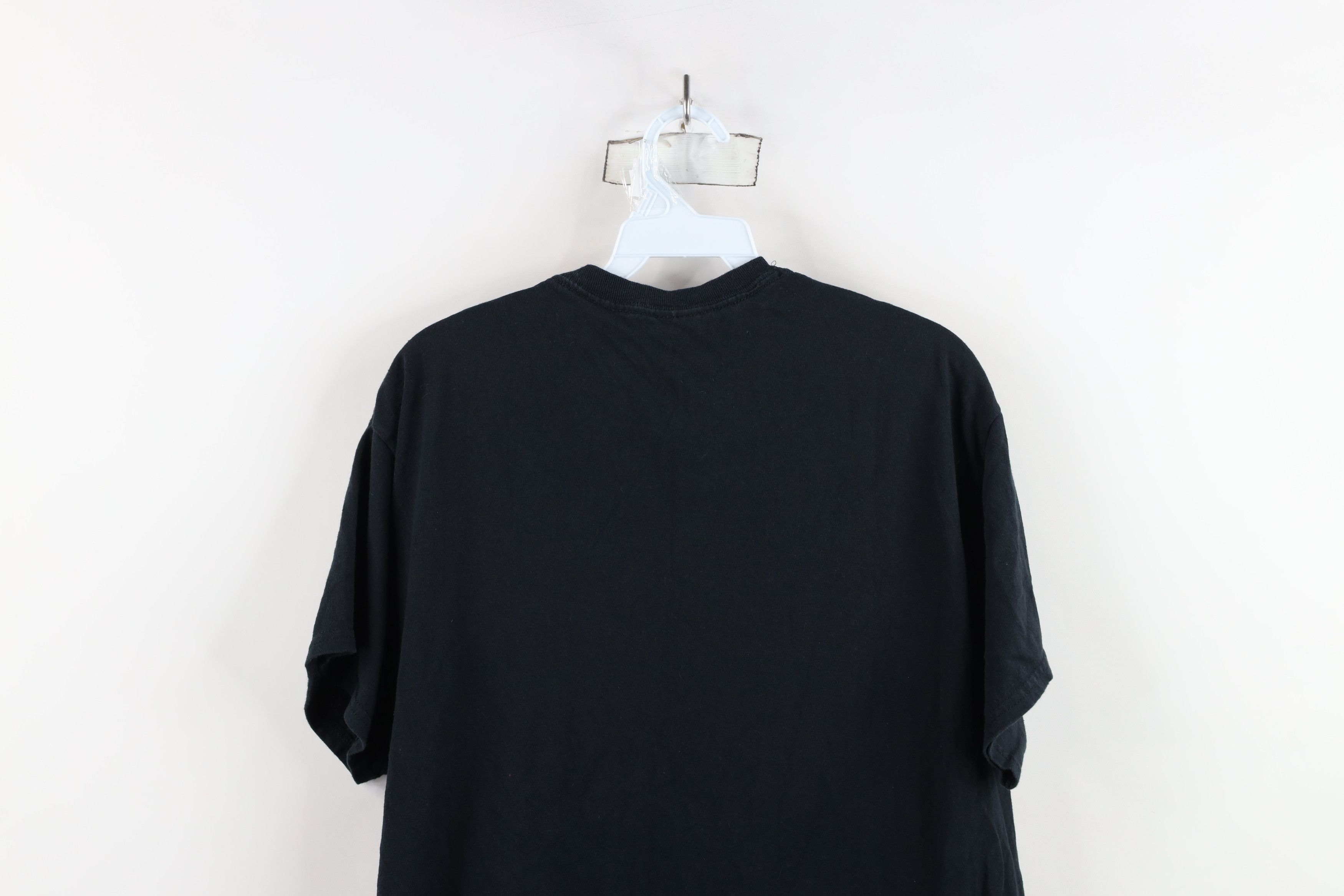 Vintage Vintage 90s Streetwear Cotton Short Sleeve T-Shirt Black Size US L / EU 52-54 / 3 - 12 Thumbnail