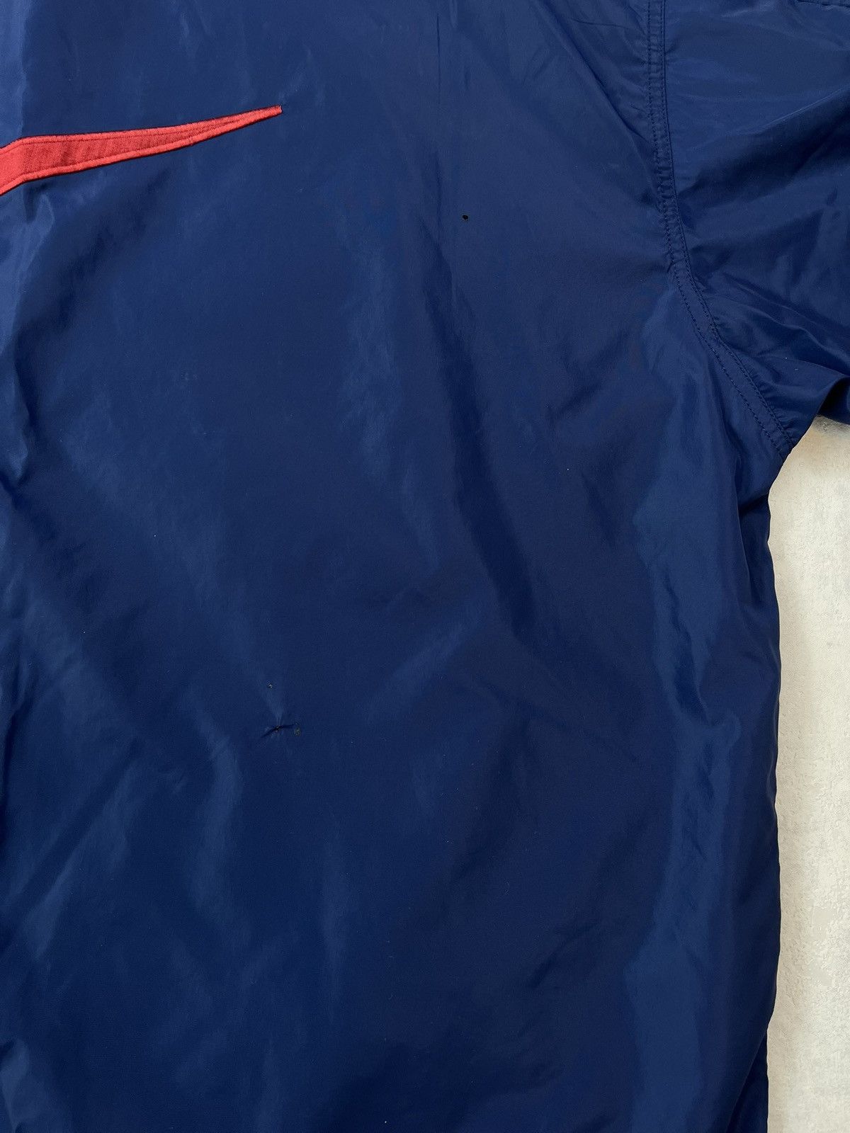 Nike × Vintage 90s Nike Double Swoosh Vintage Y2K Oversized Nylon Jacket Size US XL / EU 56 / 4 - 7 Thumbnail